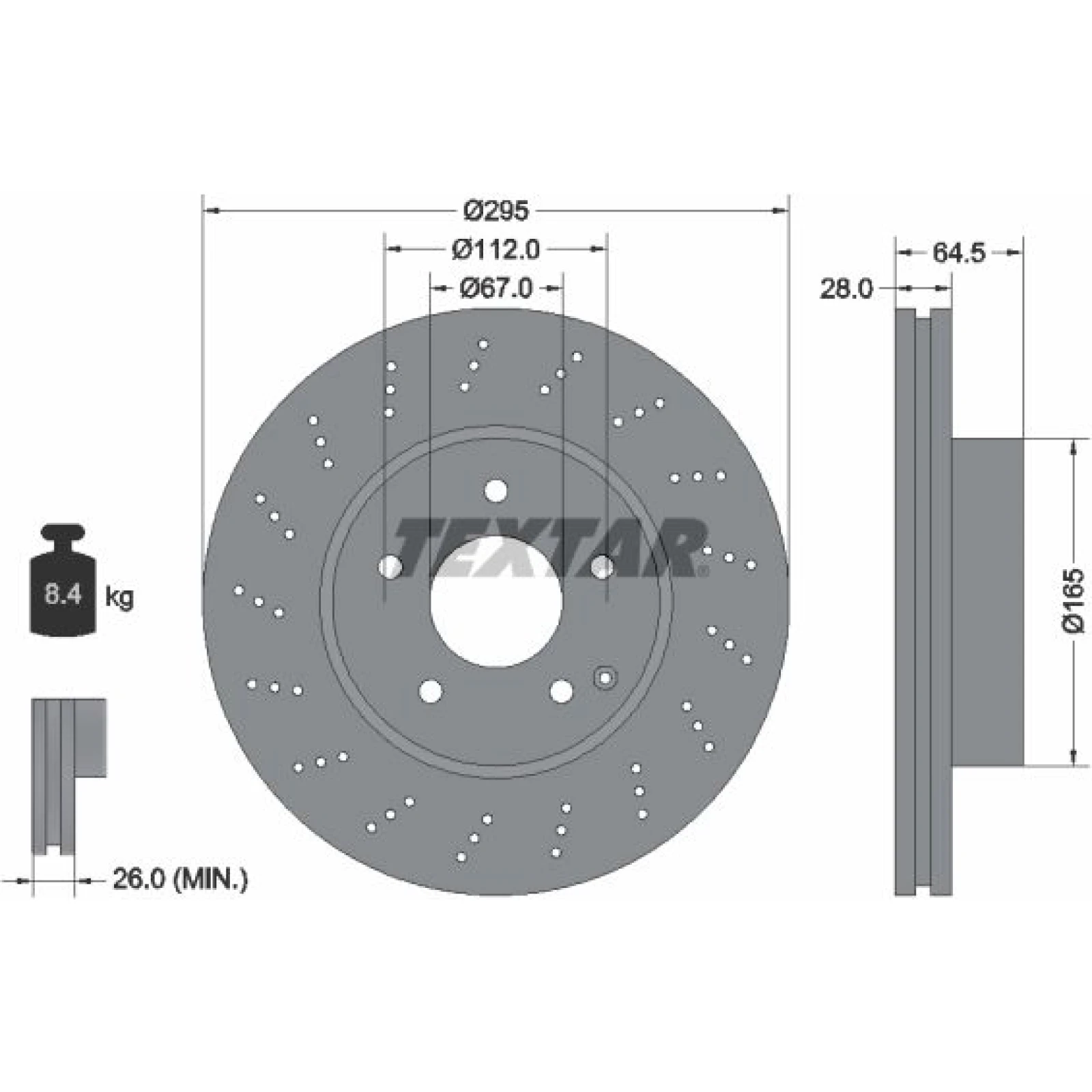 Bremsscheibe 92165005