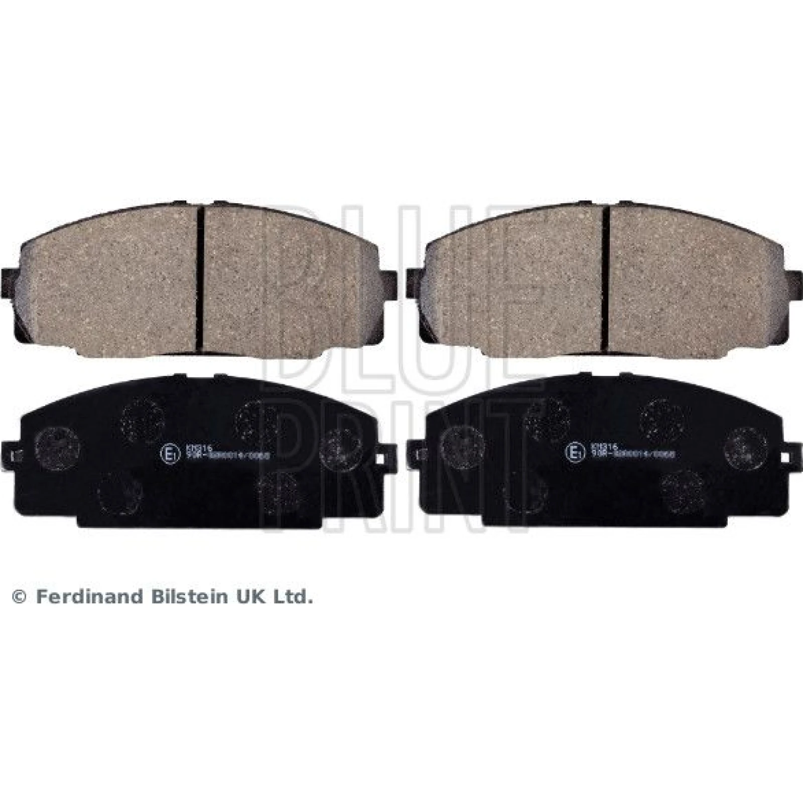 Bremsbelagsatz Toyota P. Hiace Iii/Iv 89 ADT342109