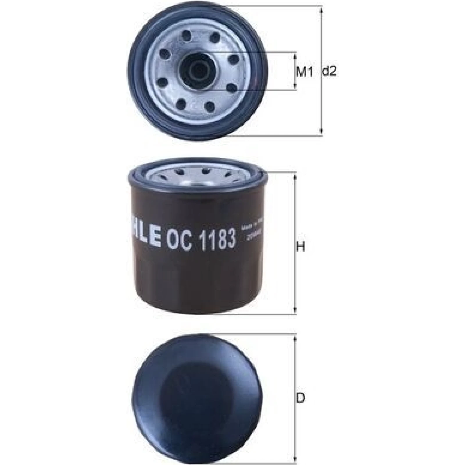 MAHLE Ölfilter OC 1183