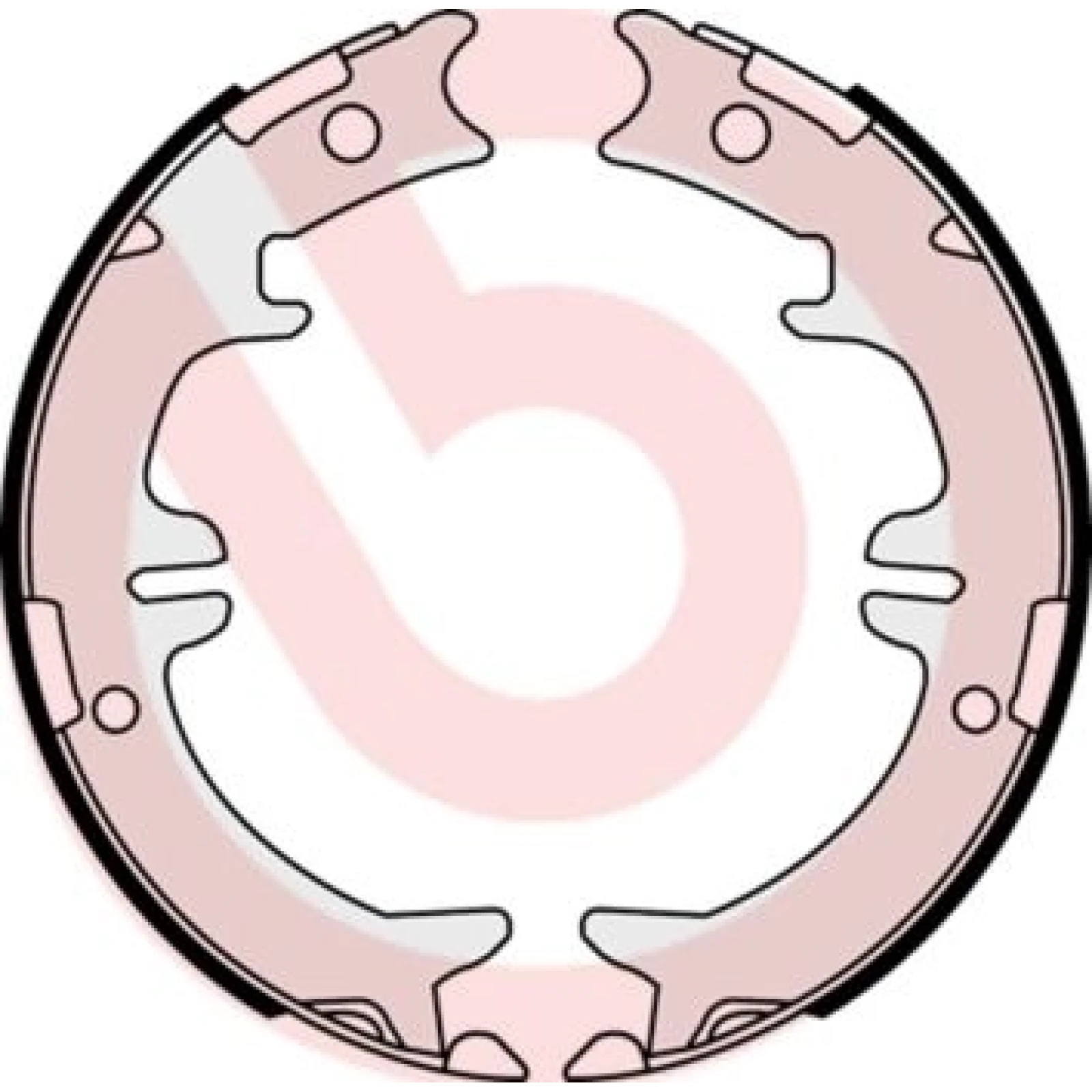Bremsbackensatz HA S 83 542