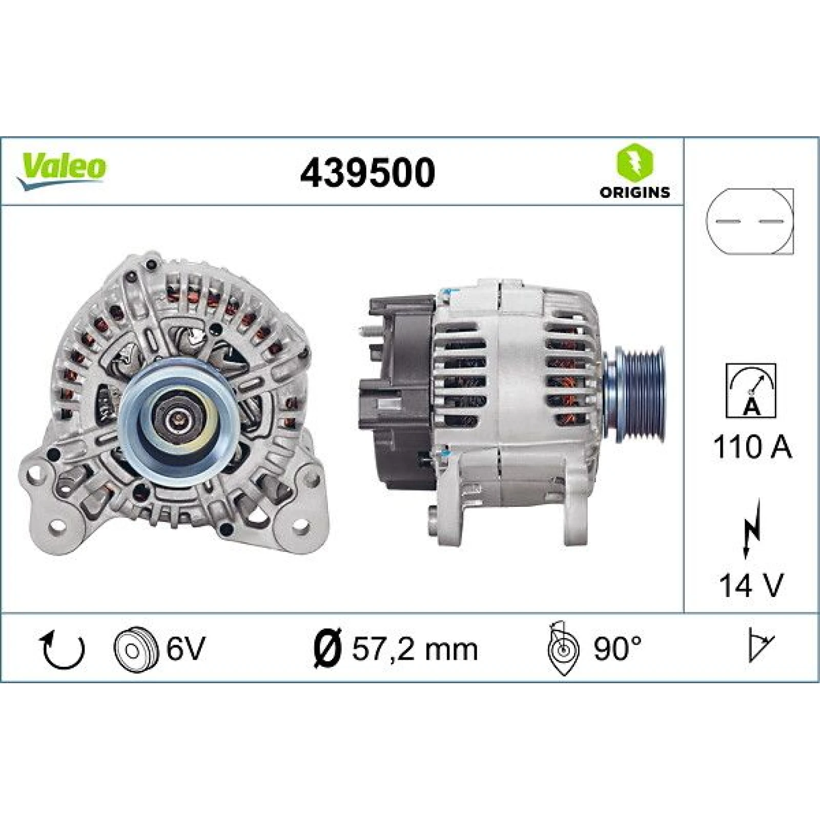 Valeo Lichtmaschine 200280