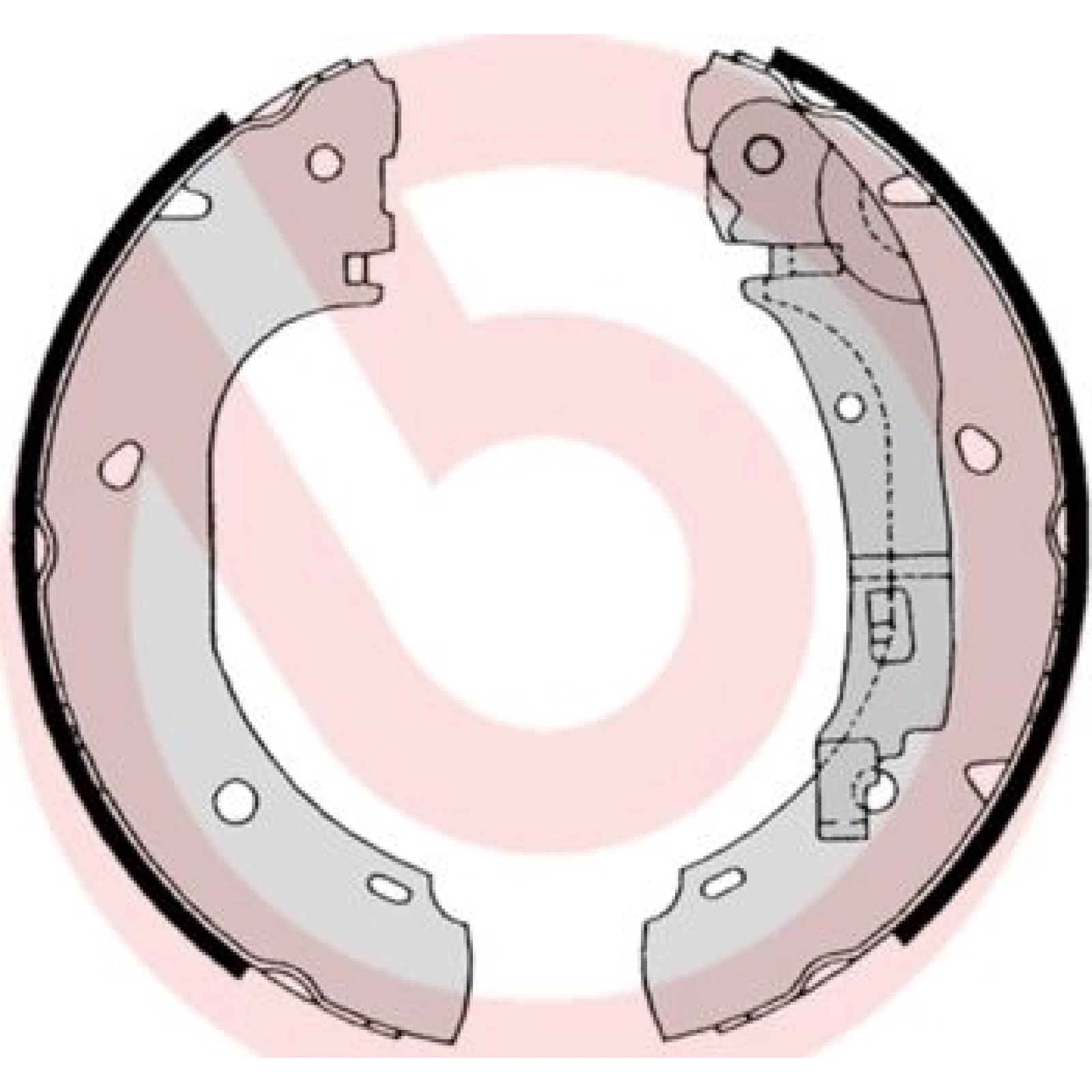 Bremsbackensatz HA S 23 525