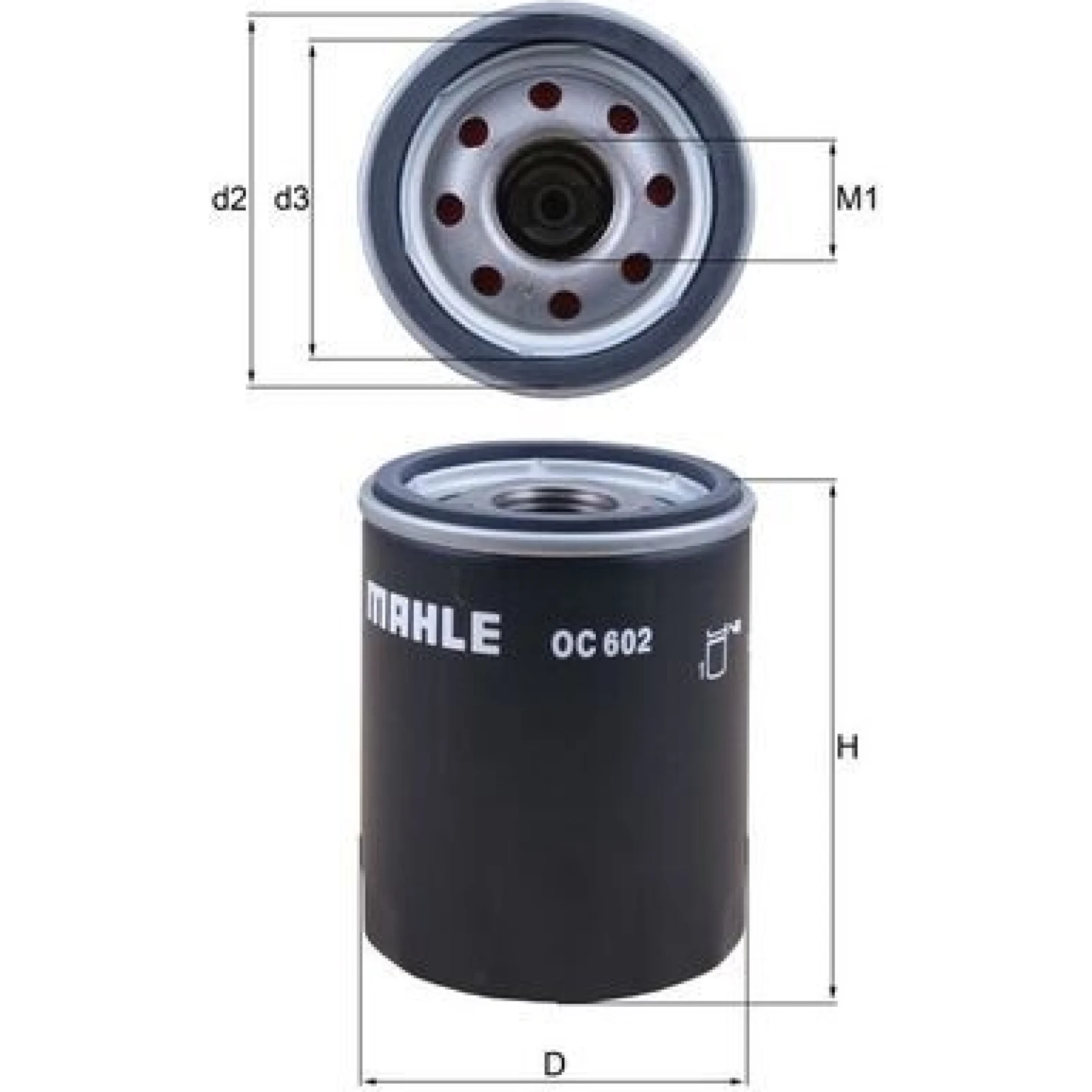 Mahle Original Ölfilter OC 602