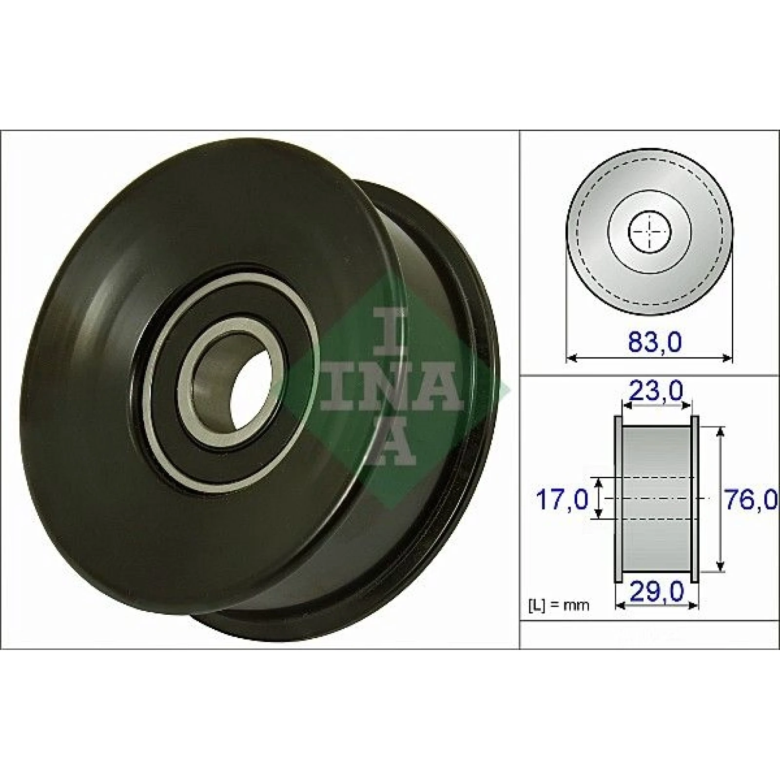 Umlenk-/Führungsrolle, Keilrippenriemen 532 0730 10
