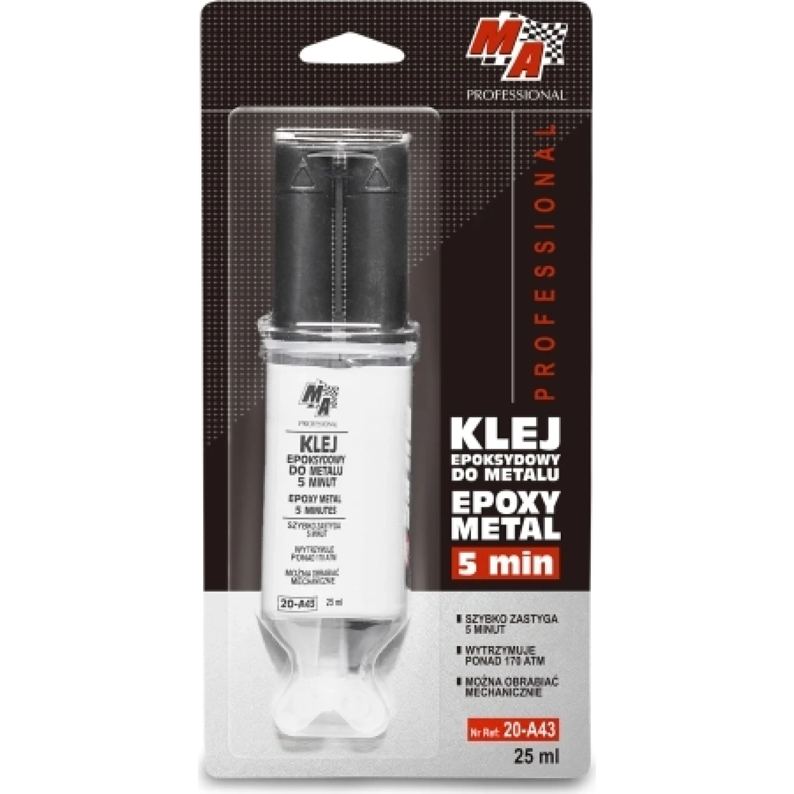 MOJE AUTO AMT20-A43 Epoxidkleber 25 ml Spritze