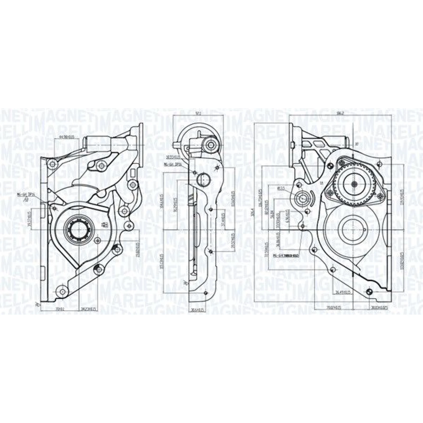 MAGNETI MARELLI Ölpumpe 351516000080