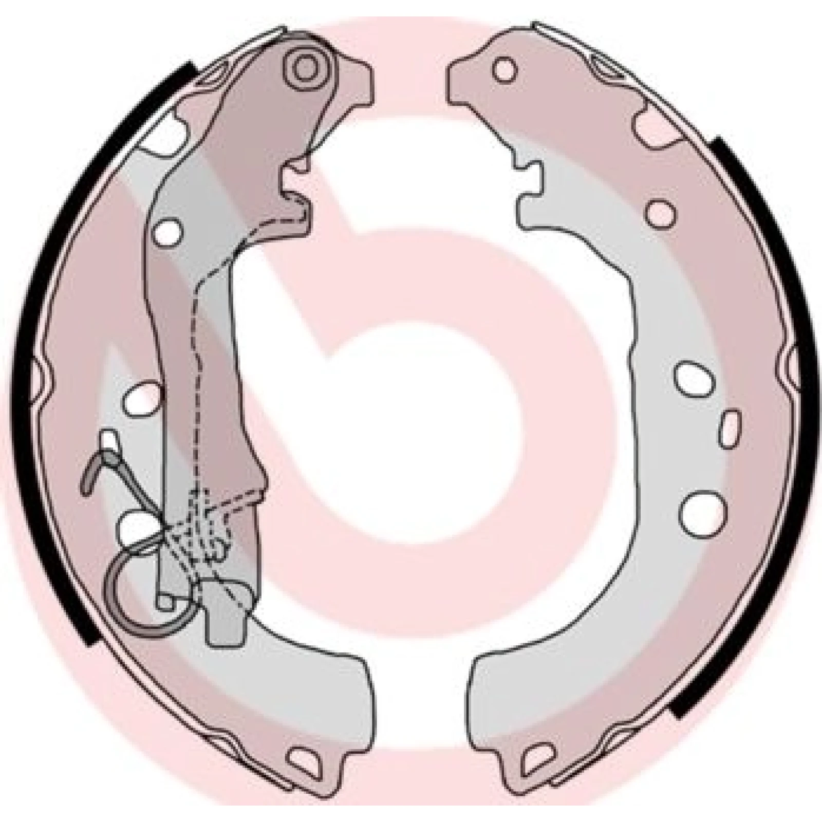 Bremsbackensatz HA S 23 518