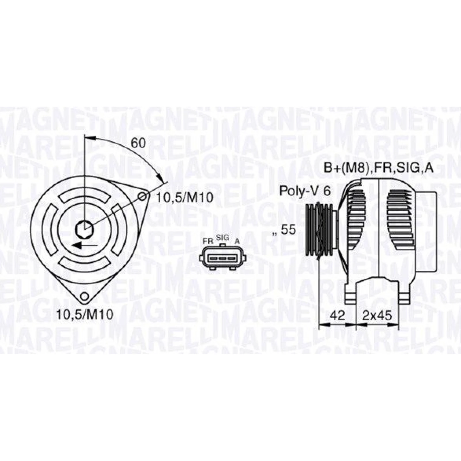 MAGNETI MARELLI Generator 063377416010