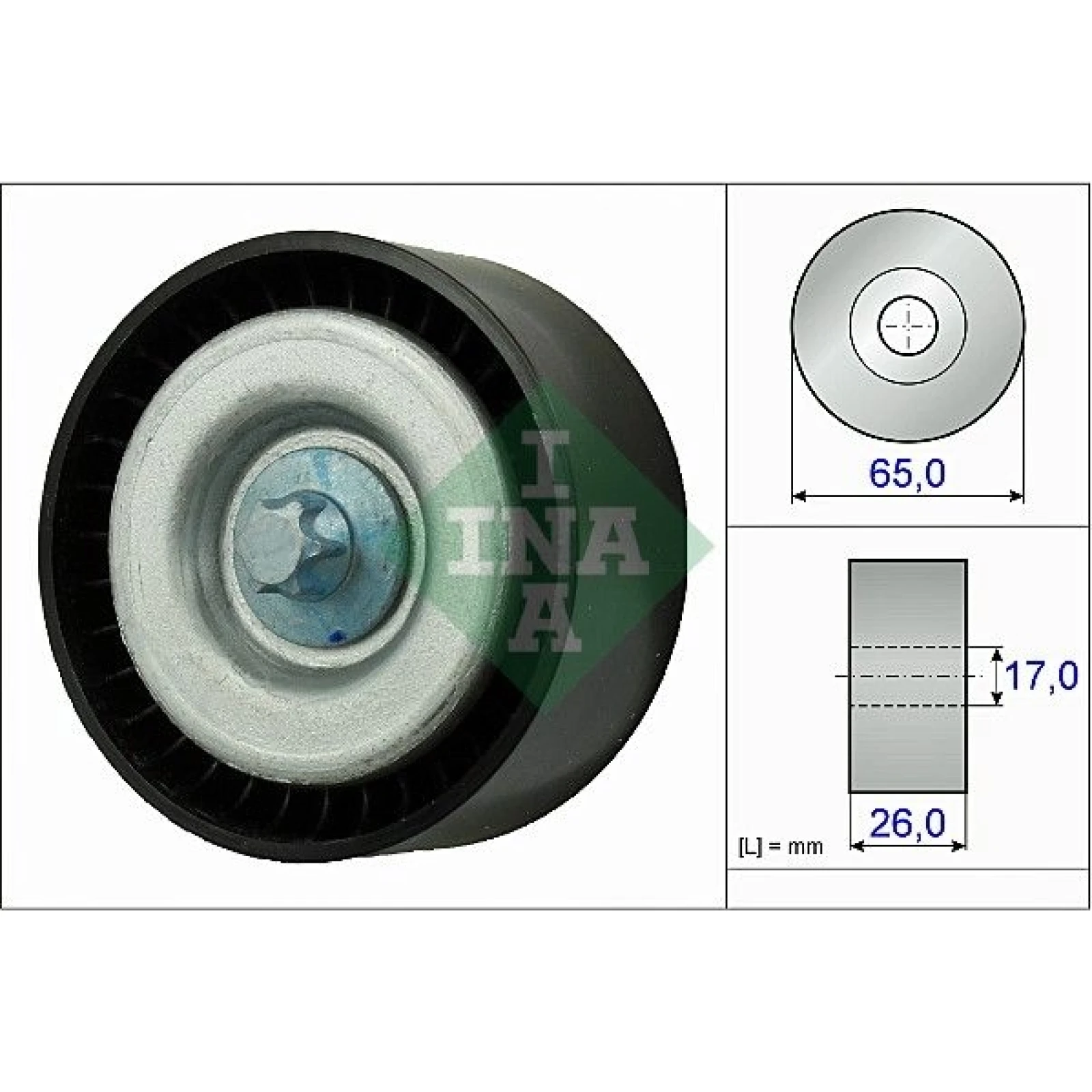 Umlenk-/Führungsrolle, Keilrippenriemen 532 0777 10