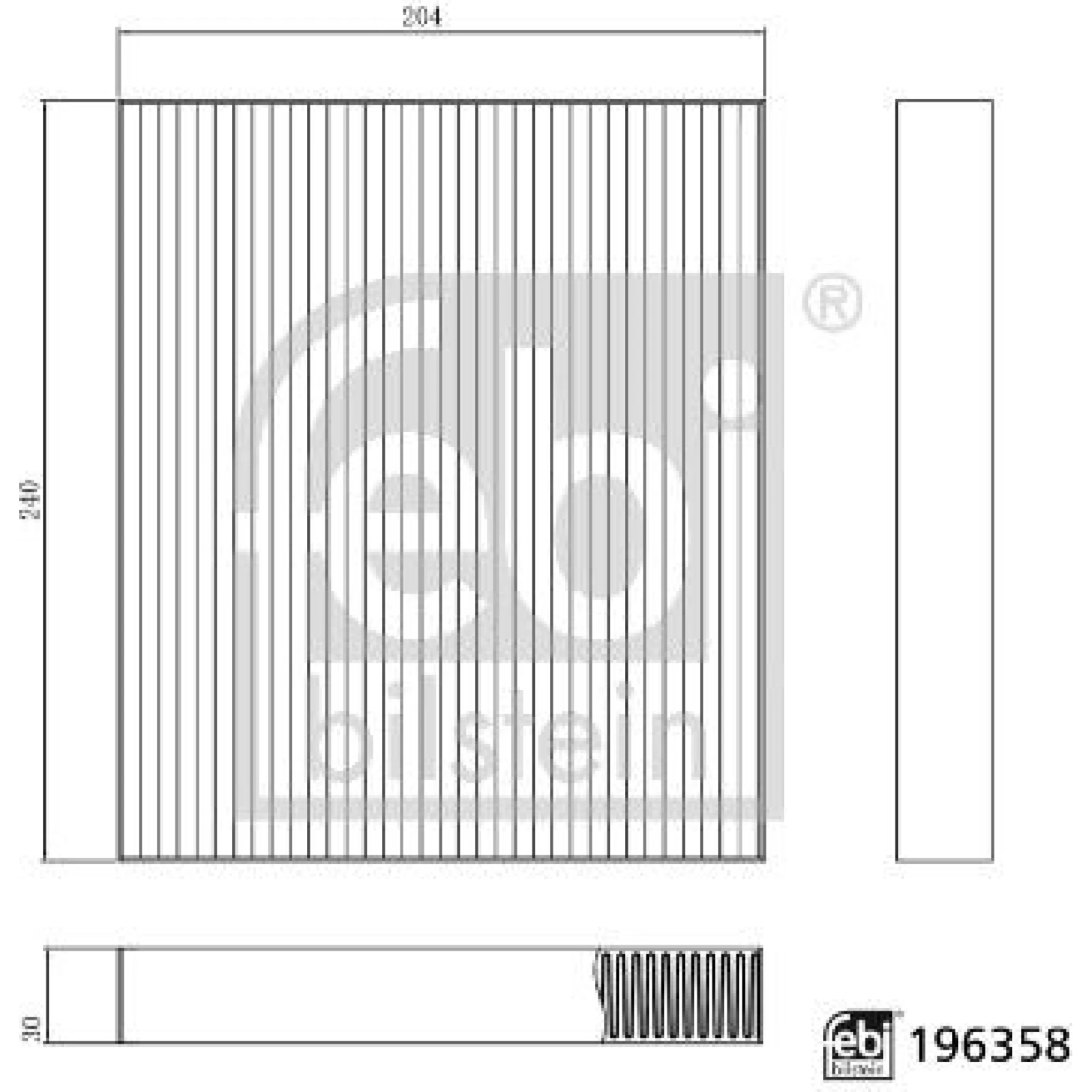 FEBI BILSTEIN Filter, Innenraumluft 196358