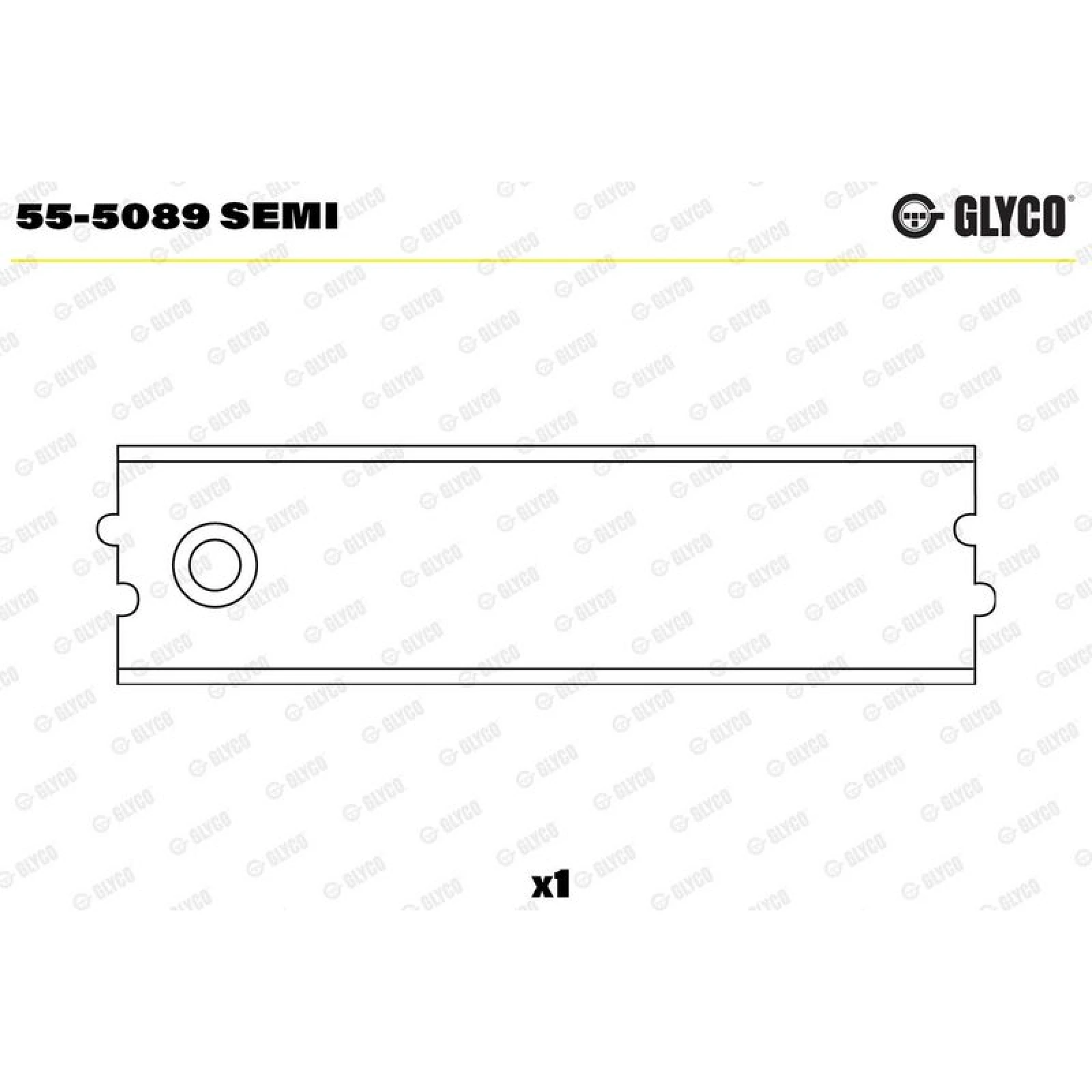 GLYCO Lagerbuchse, Pleuel 55-5089 SEMI