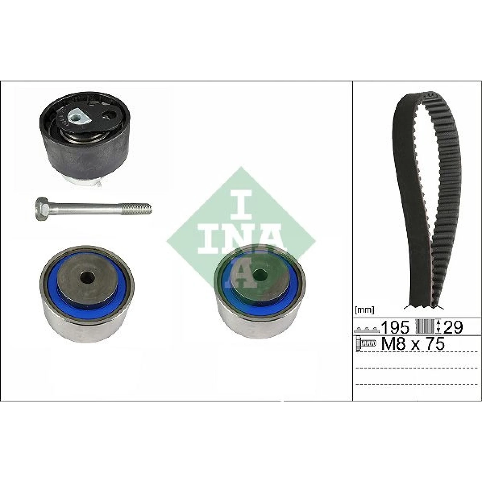 Zahnrimsatz 530 0765 10