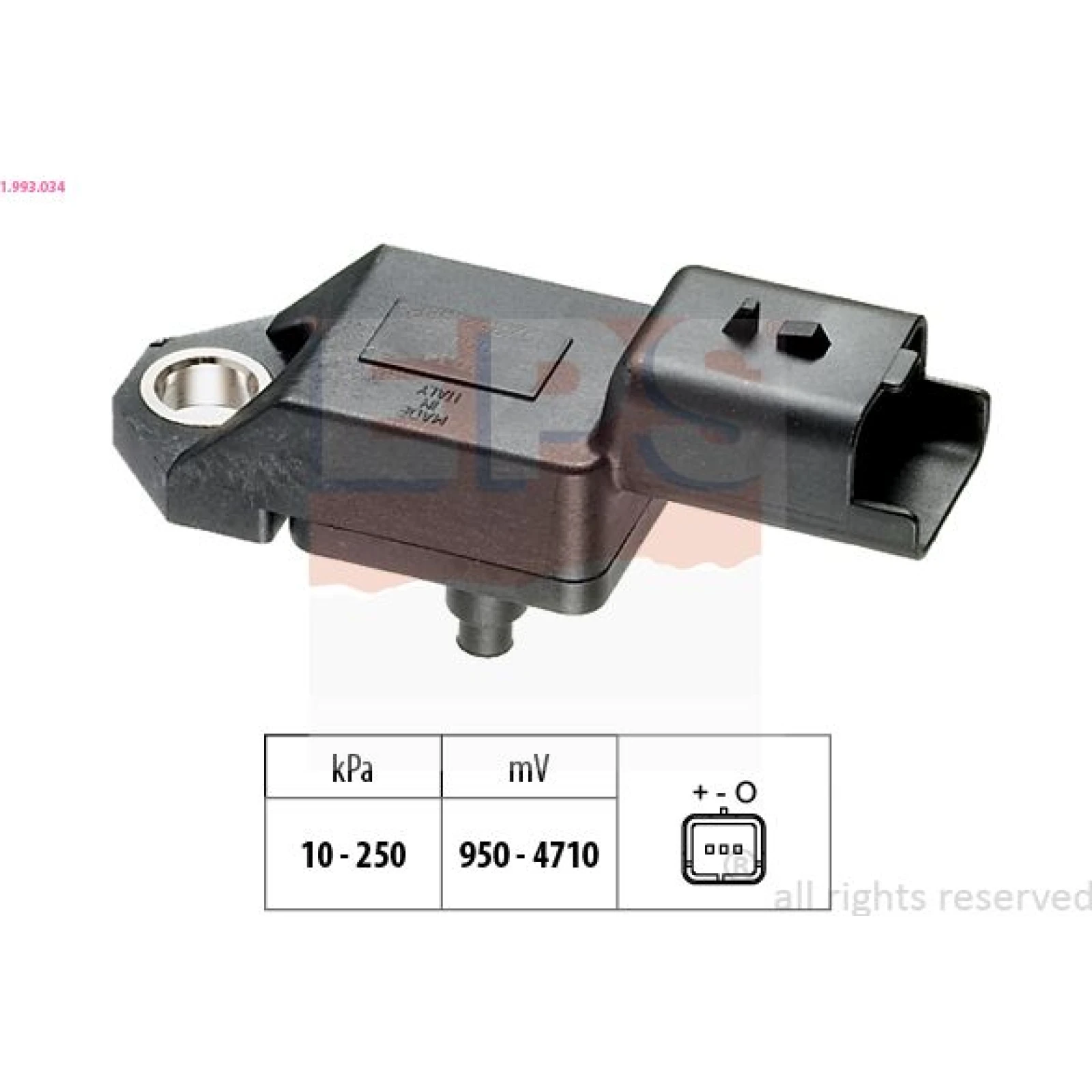 Luftdrucksensor, Saugrohrdruck 1.993.034