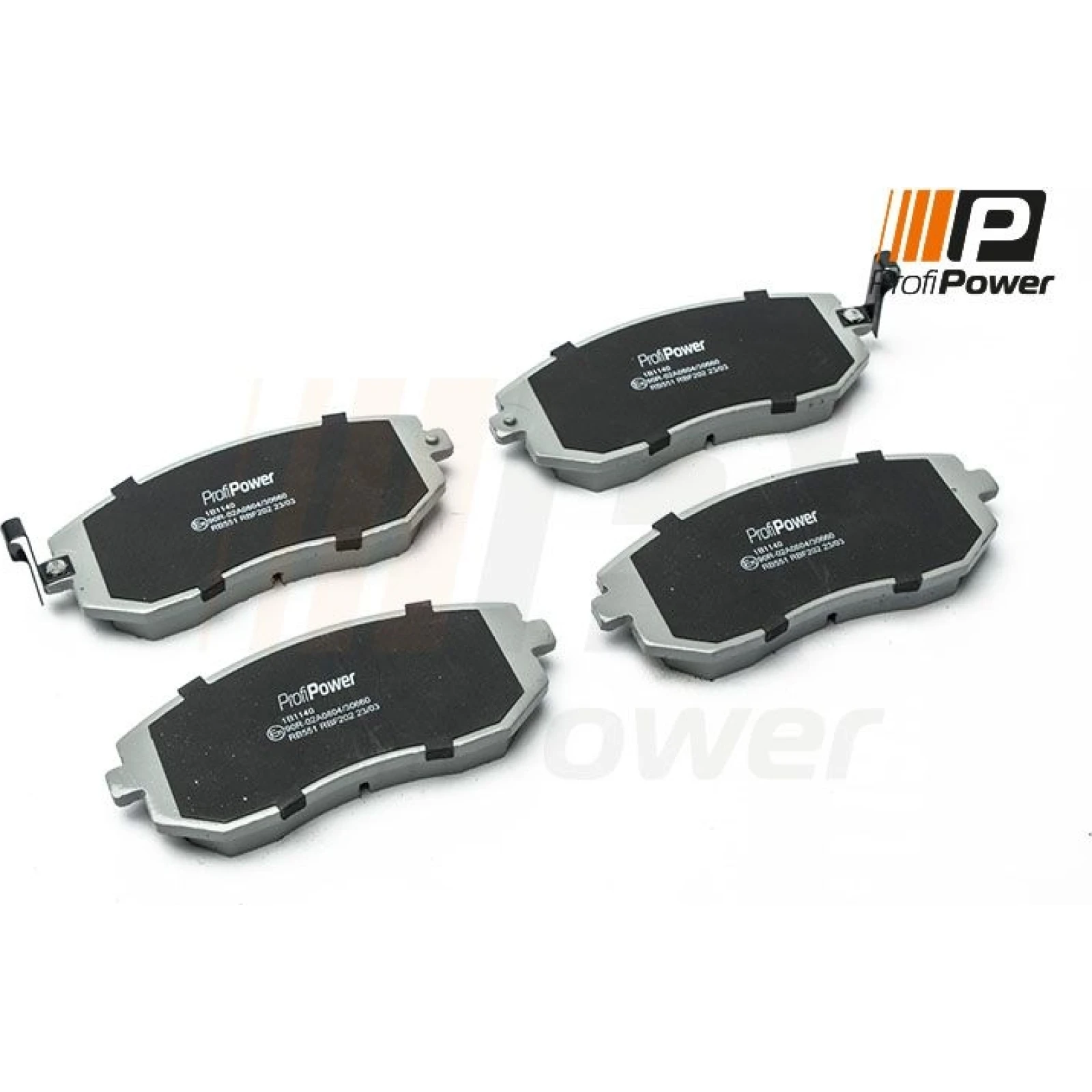 PROFIPOWER Bremsbelagsatz, Scheibenbremse 1B1140