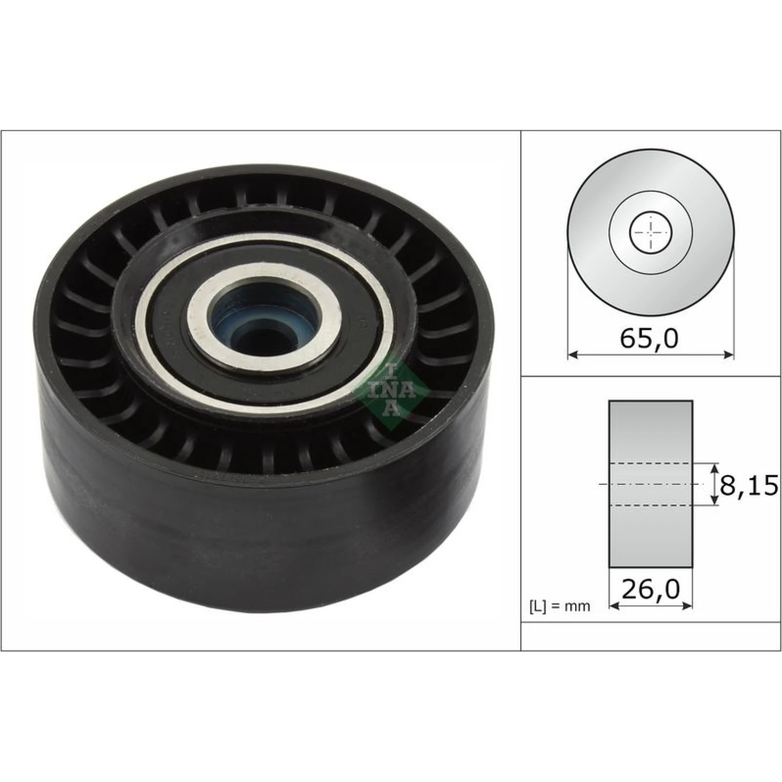 Umlenk-/Führungsrolle, Keilrippenriemen 532 0564 10