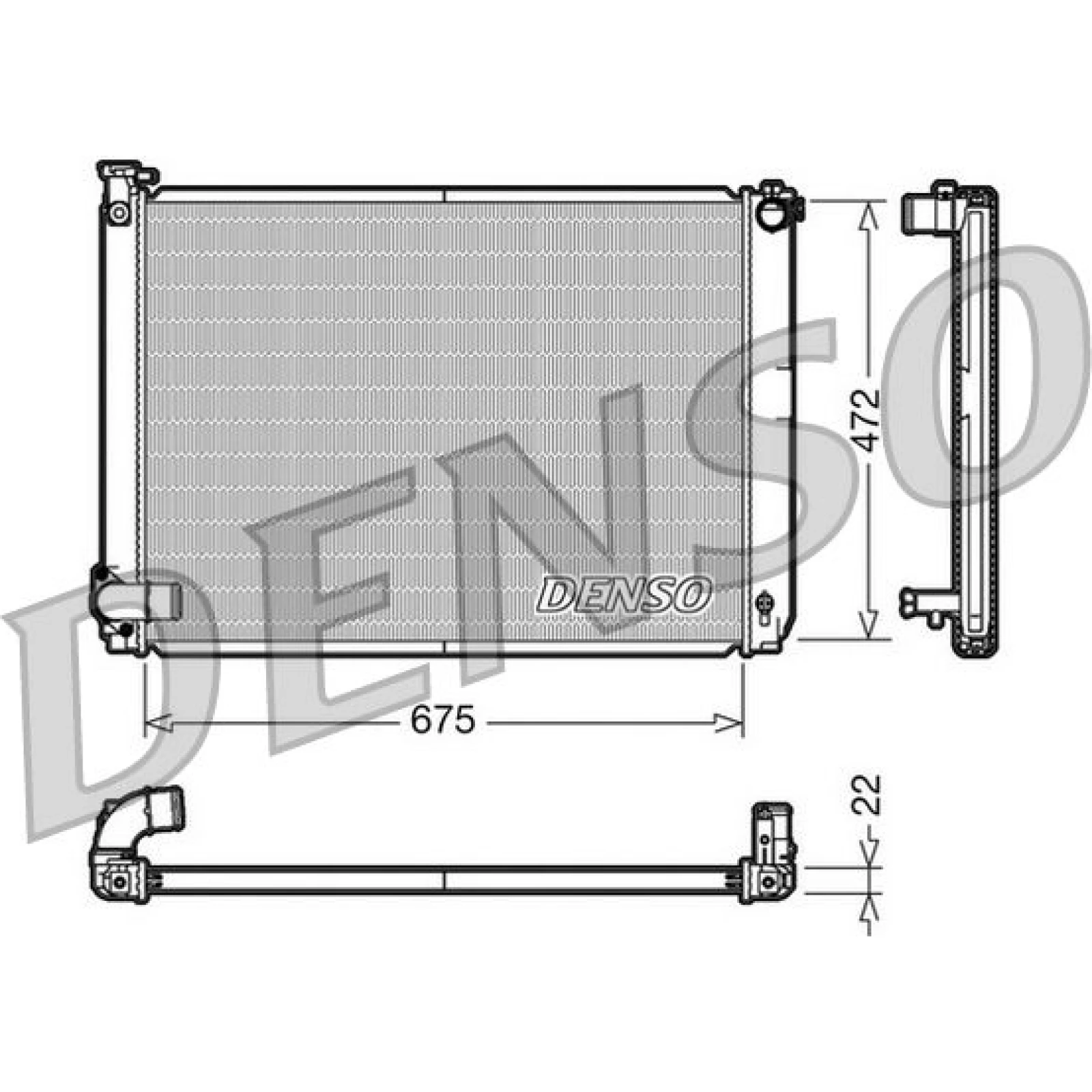 DENSO Motorkühler DRM51005