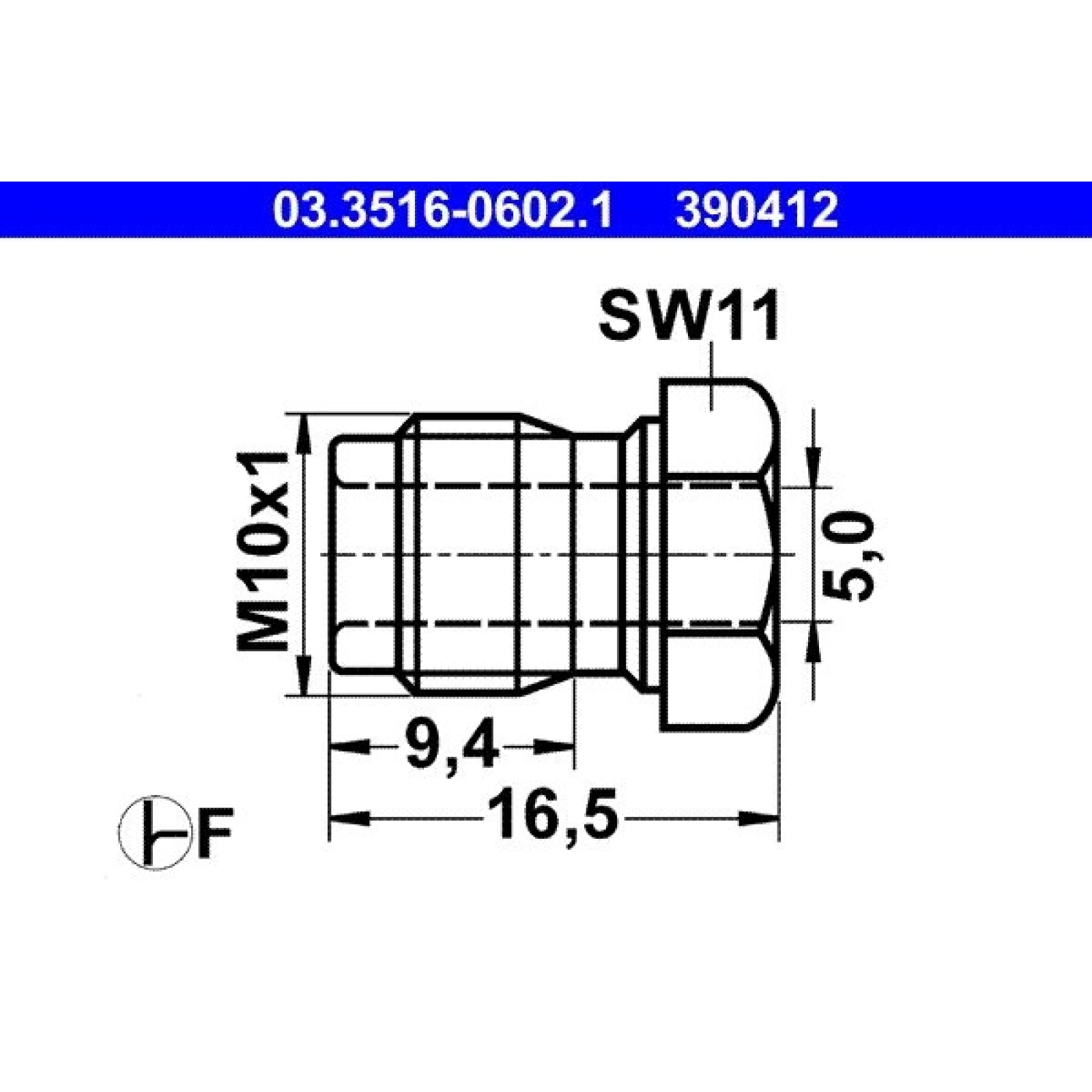 Überwurfschraube 03.3516-0602.1