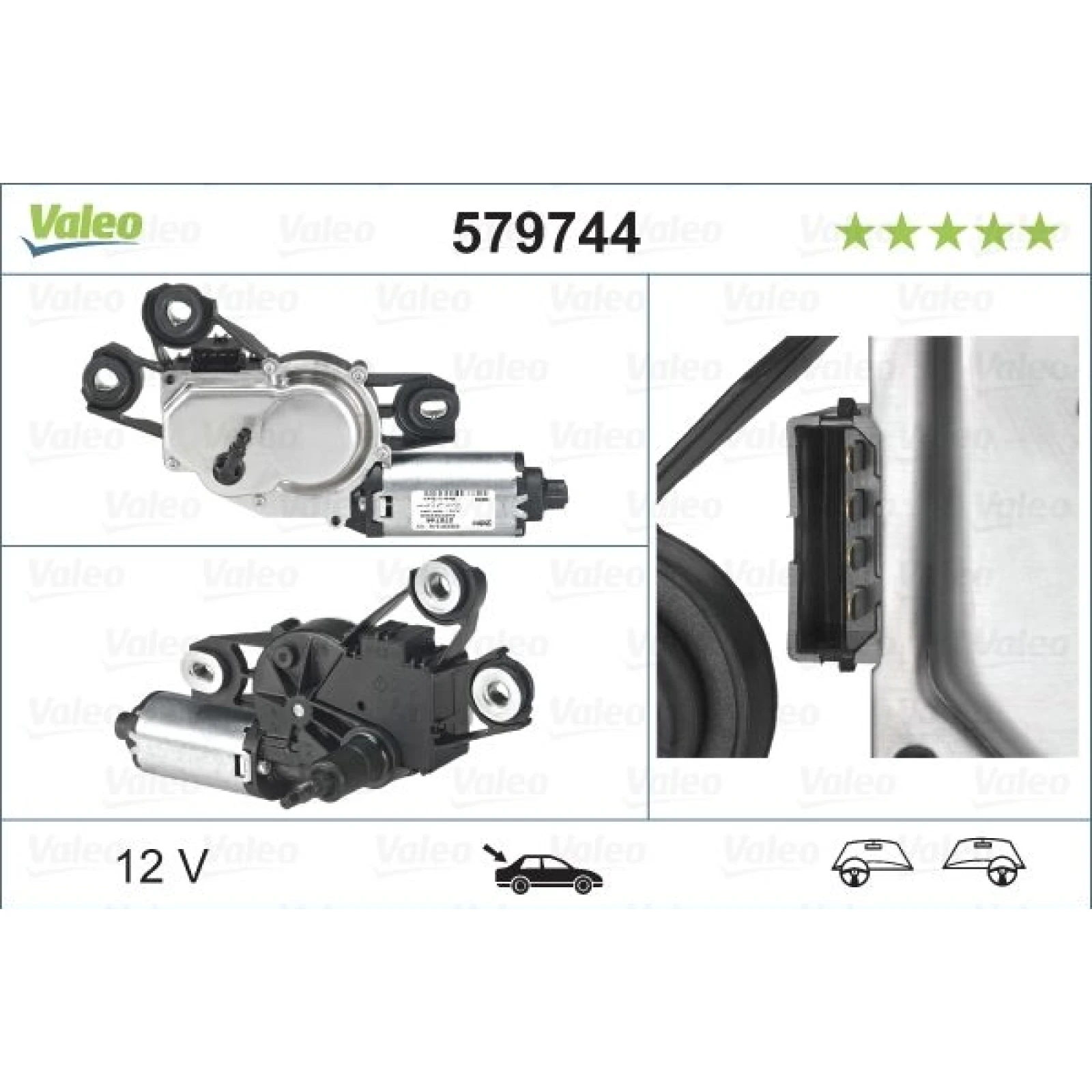 579744 Wischermotor hinten