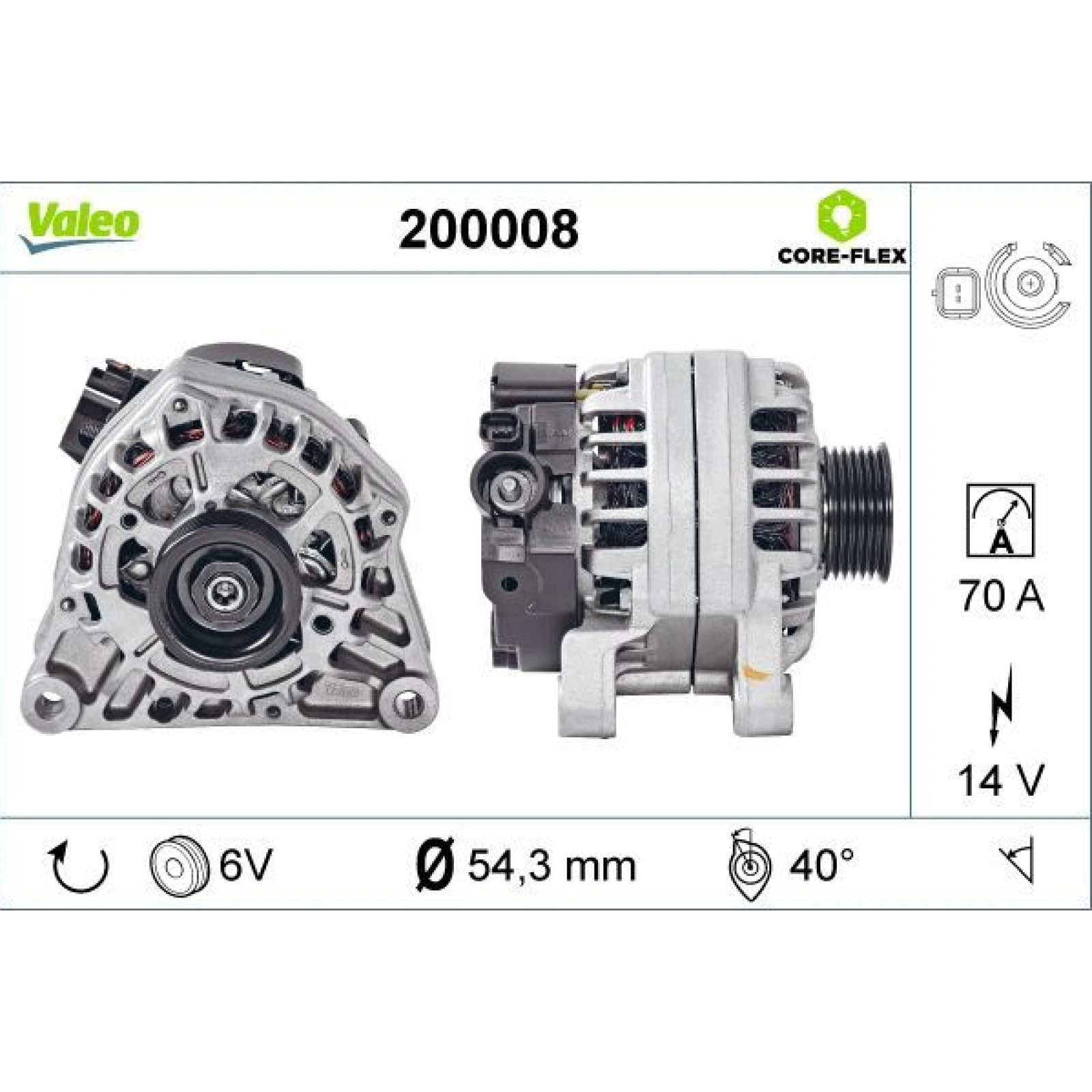 VALEO Generator 200008