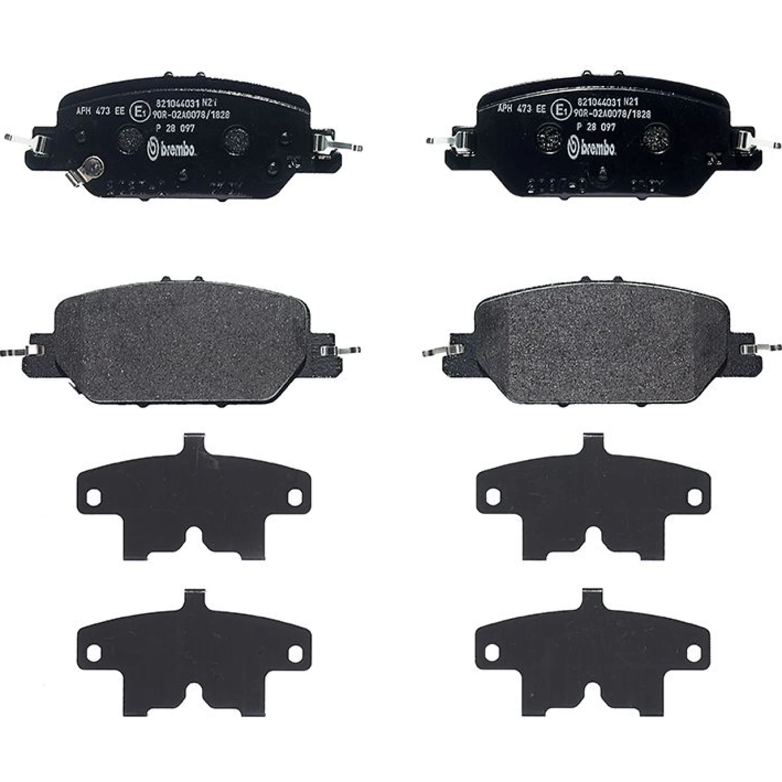 BREMBO Bremsklötze HA P 28 097