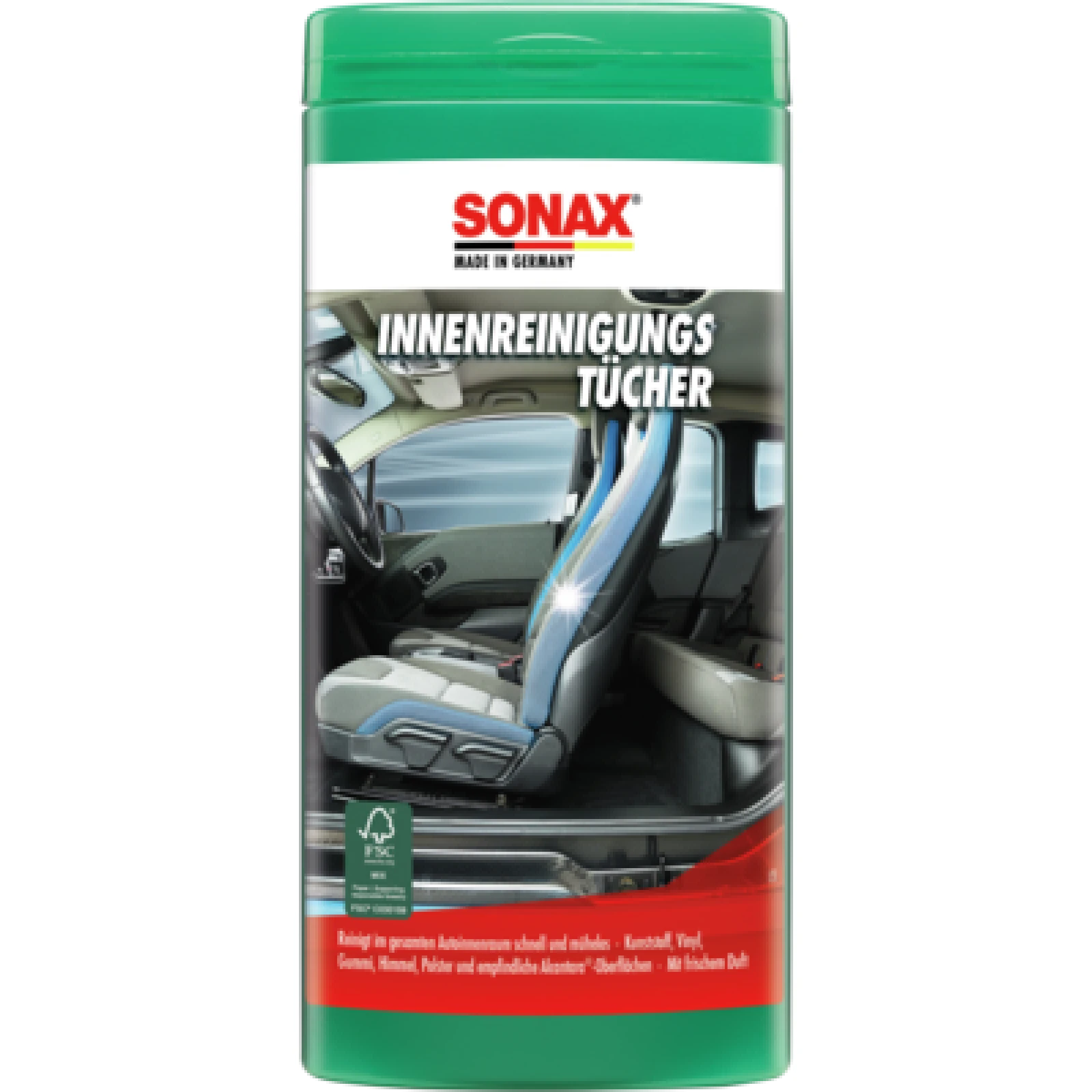 SONAX Innenreinigungstücher - 25 Stk 412200