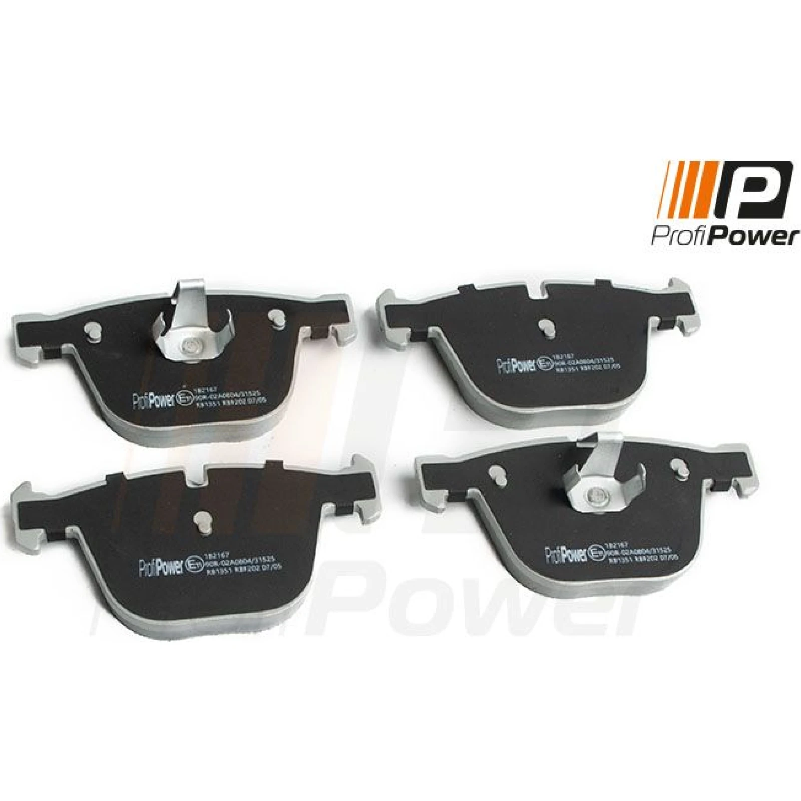 PROFIPOWER Bremsbelagsatz, Scheibenbremse 1B2167