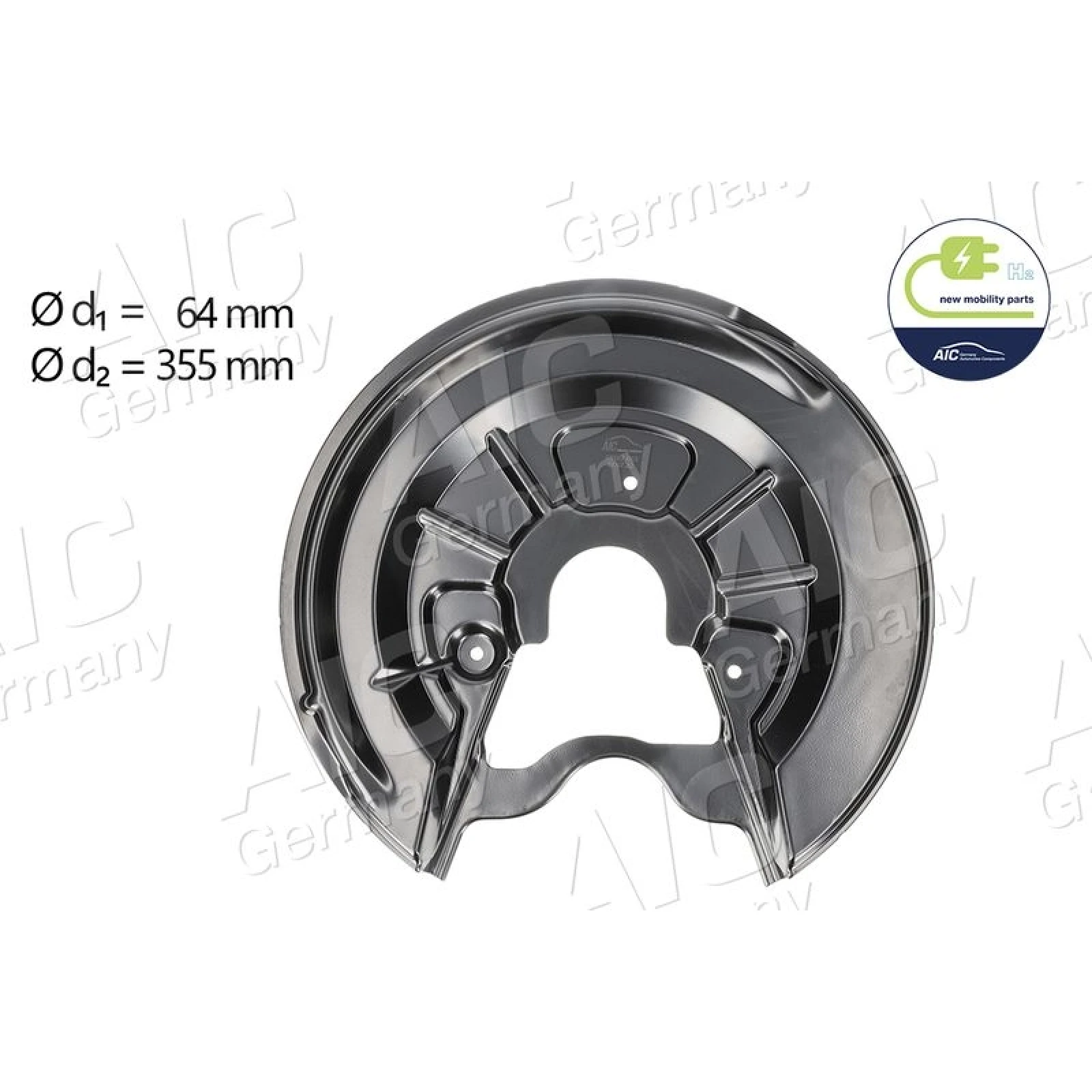 BREMSANKERBLECH H L VERZINKT D 282MM 9545875