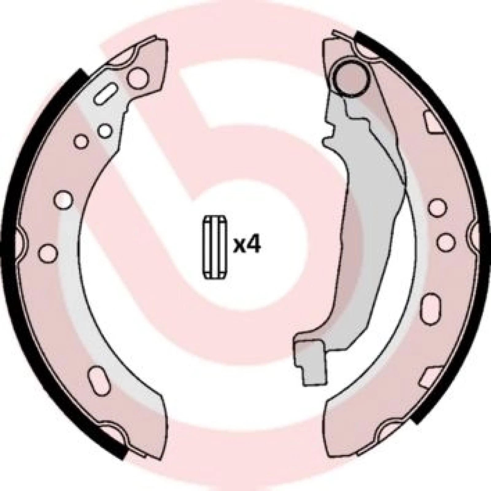 Bremsbackensatz HA S 56 507