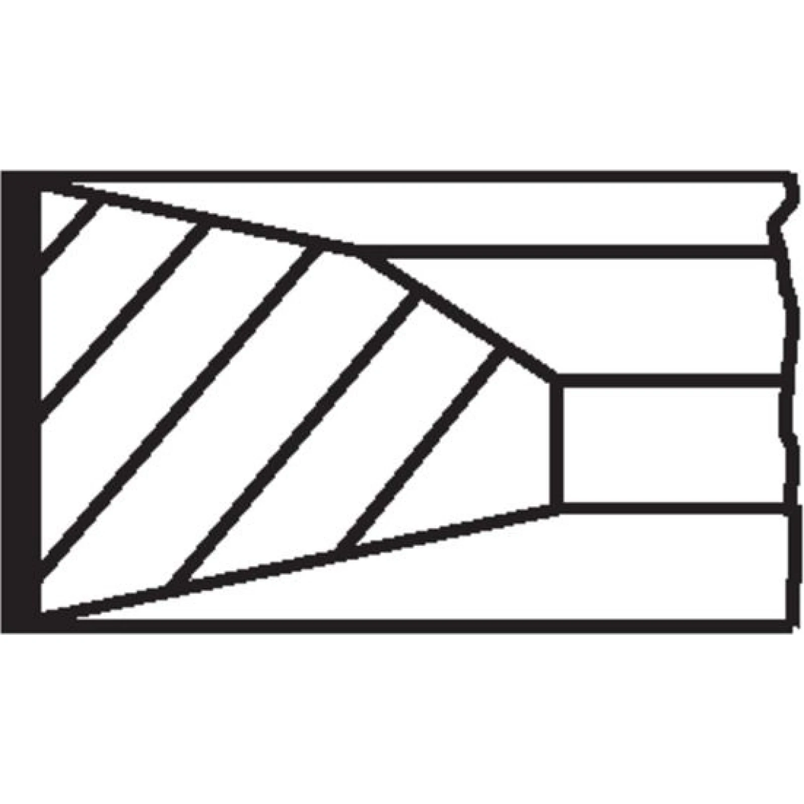 MAHLE Kolbenringsatz 005 23 N2