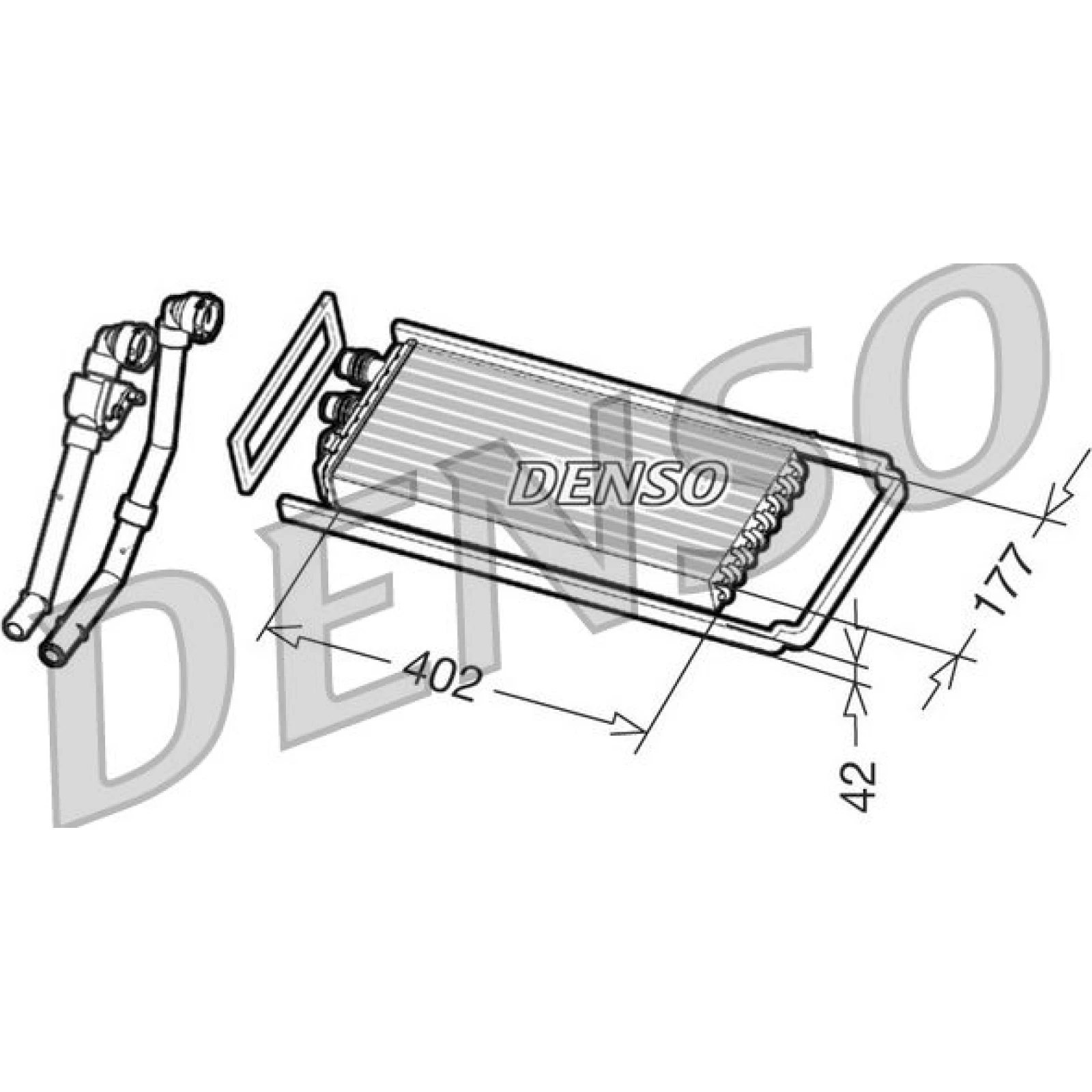 Denso Wärmetauscher DRR12101