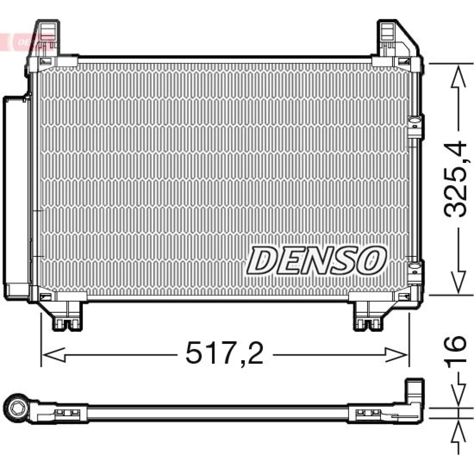 DENSO Klimaanlagenkühler DCN50101