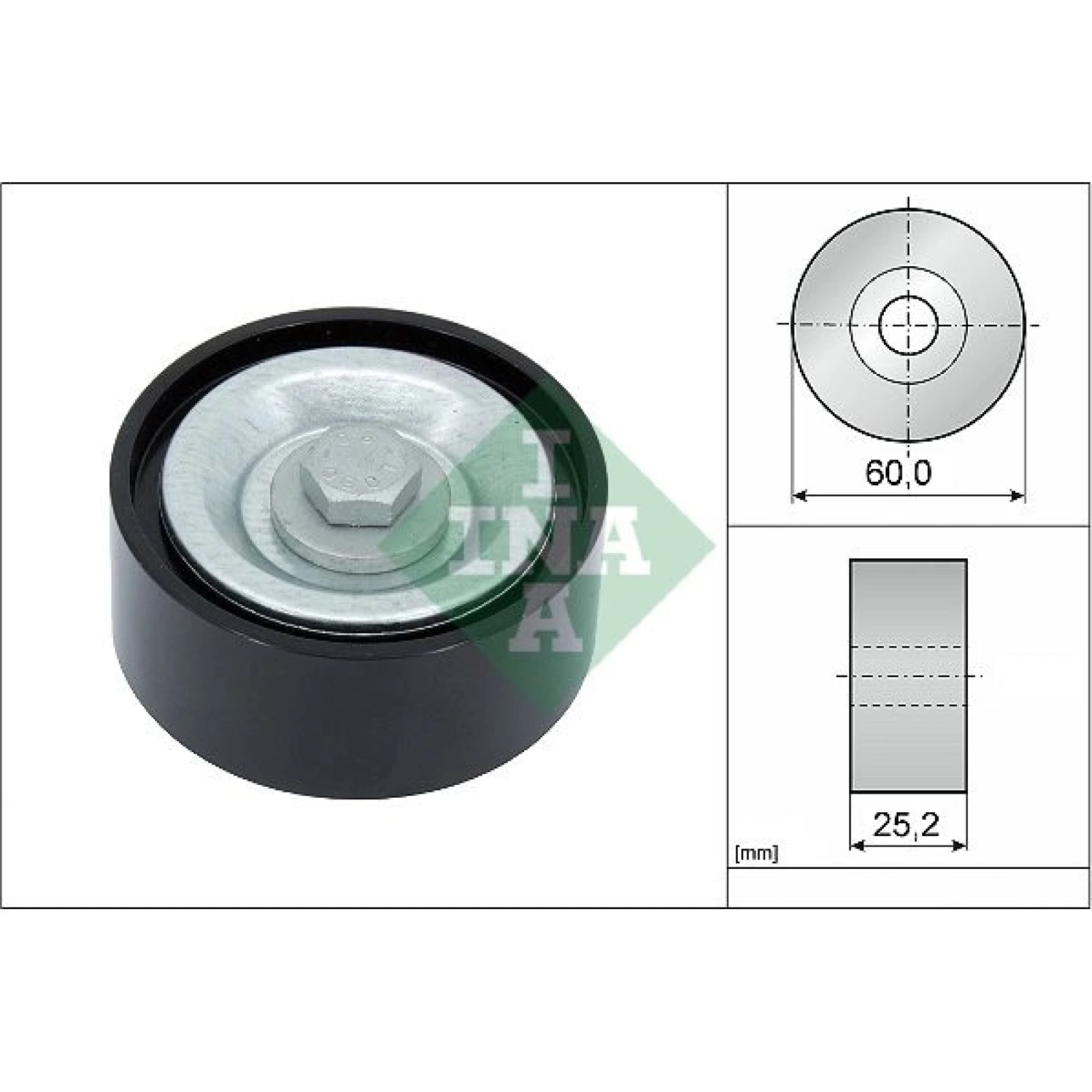 Umlenk-/Führungsrolle, Keilrippenriemen 532 0715 10