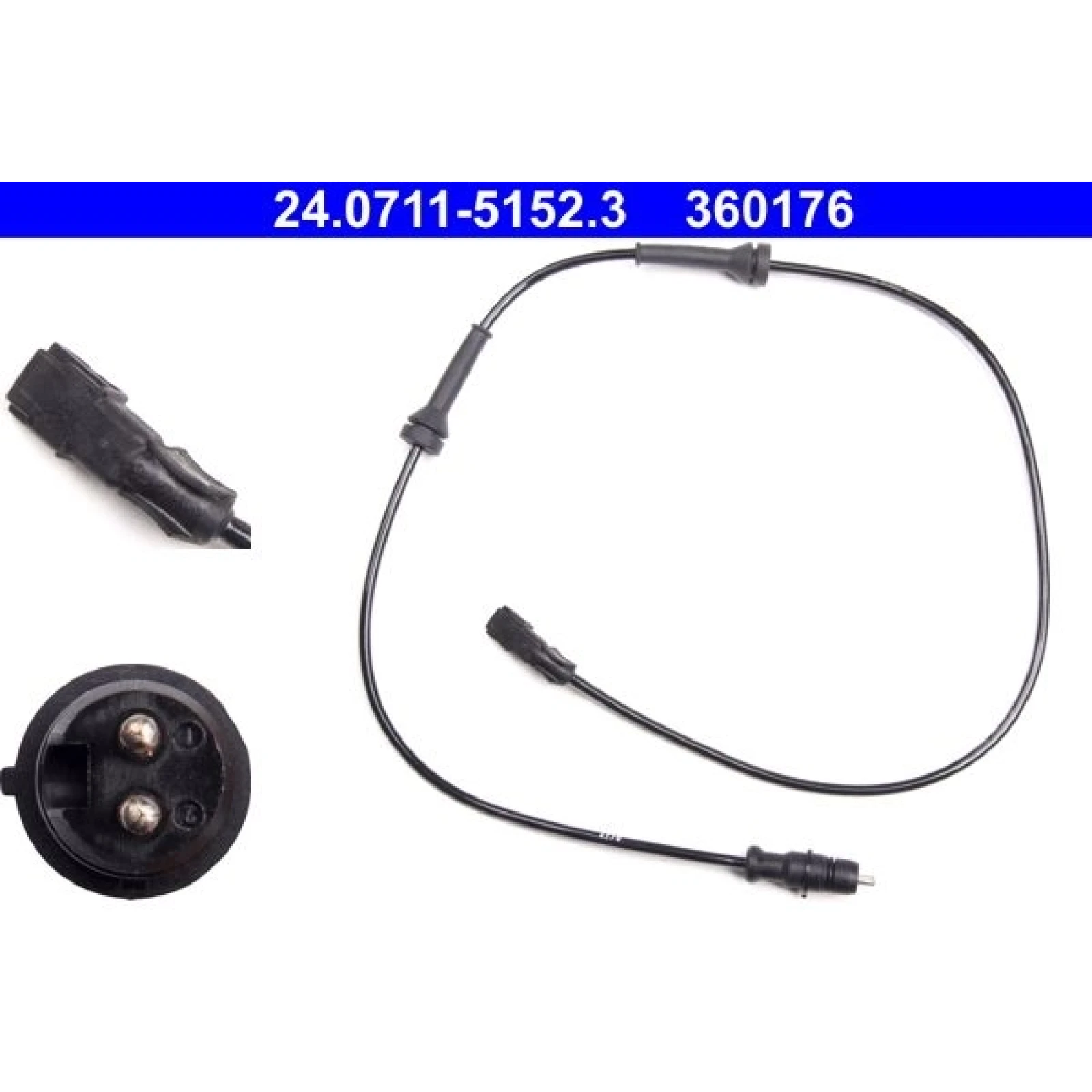 ATE ABS Sensor 24.0711-5152.3