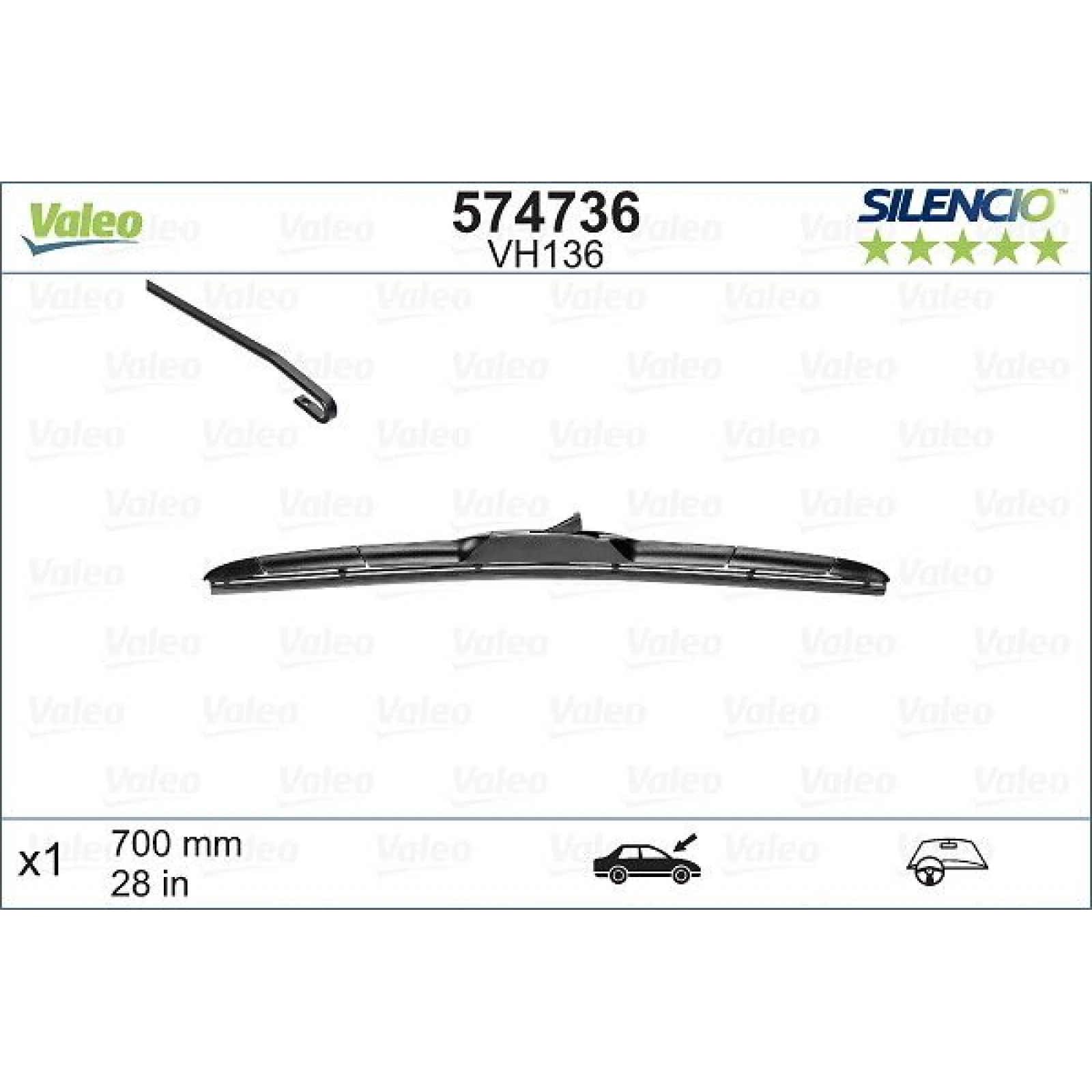 VM136 VALEO Silencio HBLADE (1x) 574736