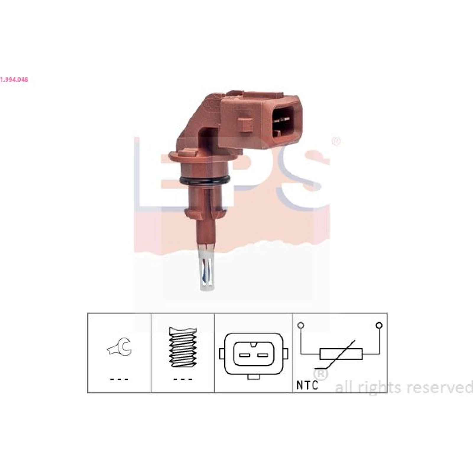 Sensor, Ansauglufttemperatur 1.994.048