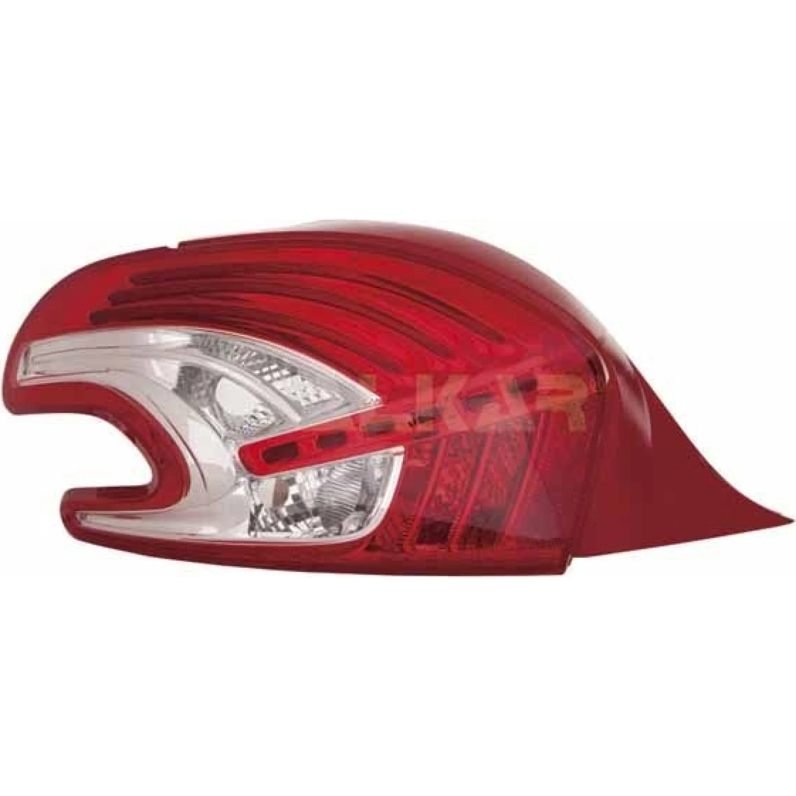 Heckleuchte A R O K-PLATTE ROT/WEISS LED 4823,641,1
