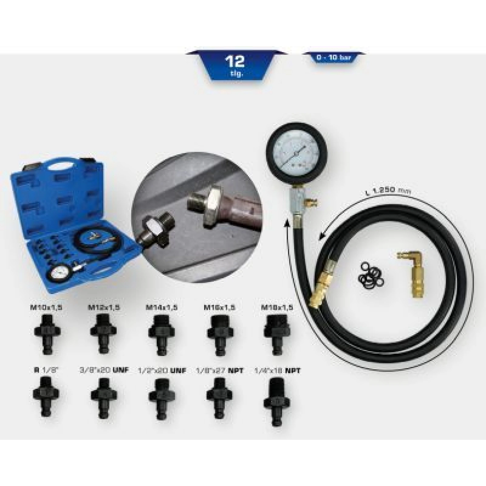 KS TOOLS Prüfgerät, Öldruck BT581450