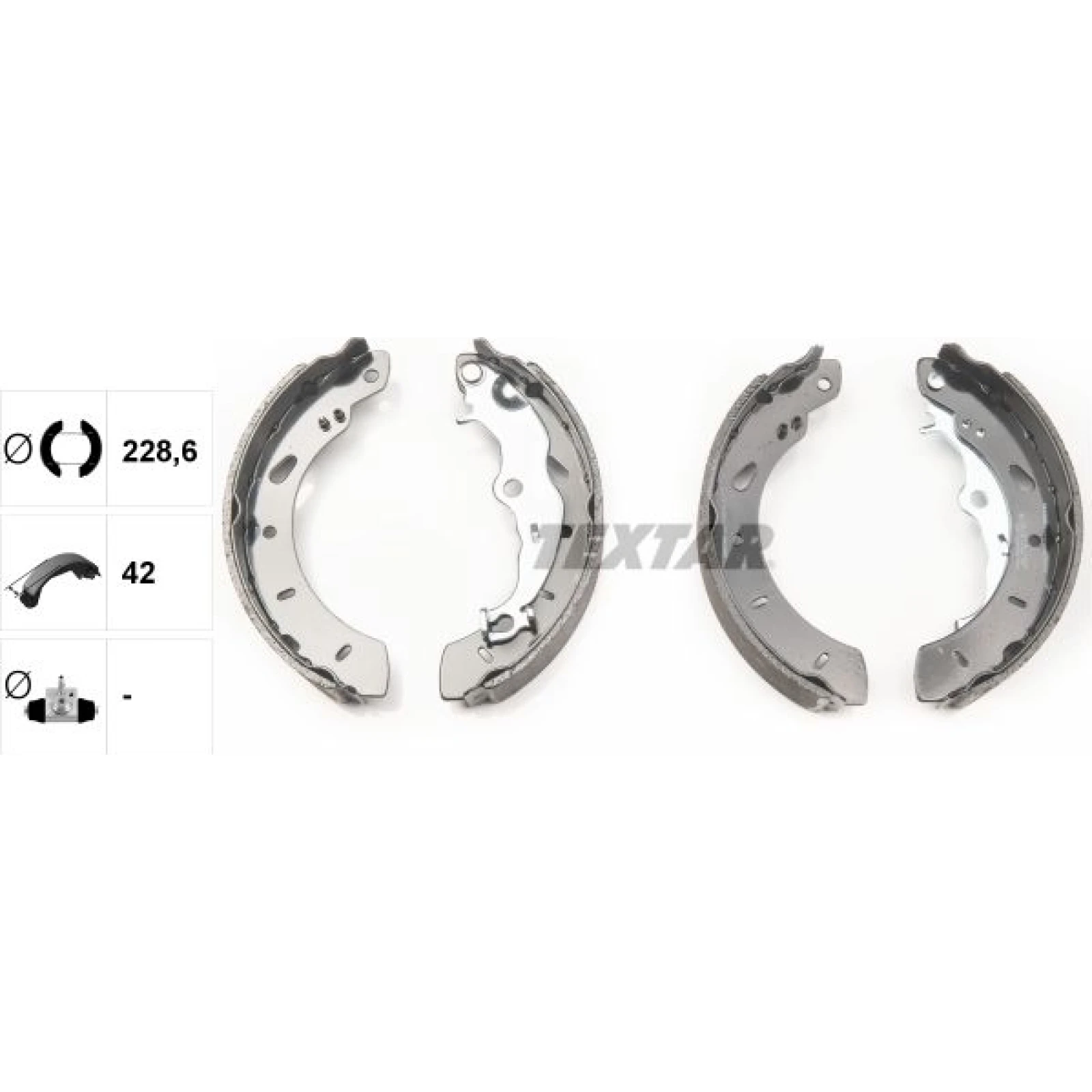 Textar Bremsbackensatz 91079800