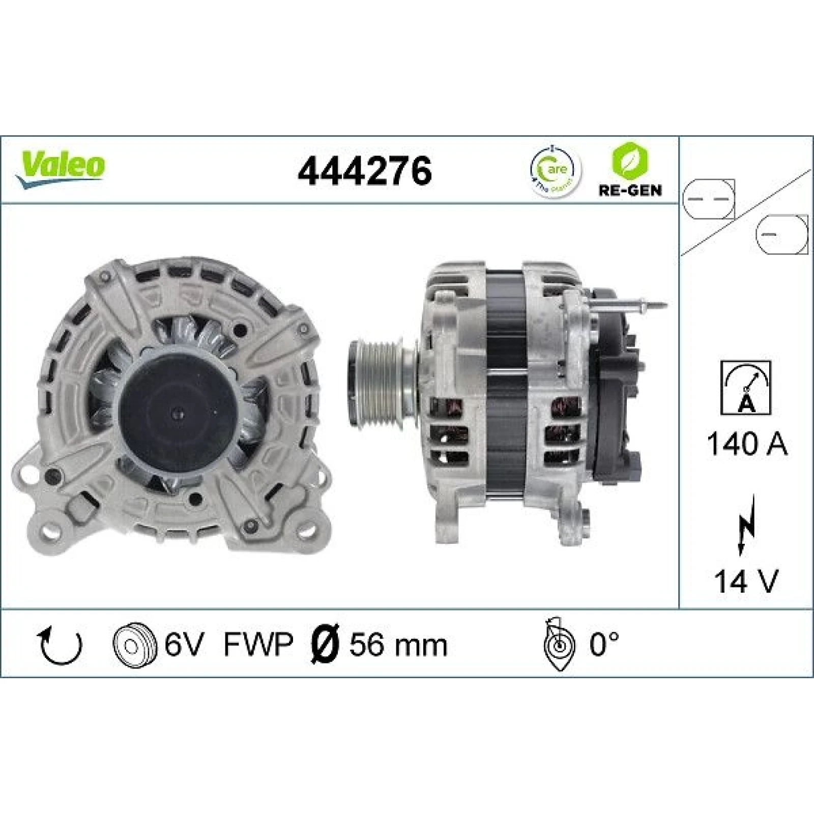 Valeo Lichtmaschine 444276
