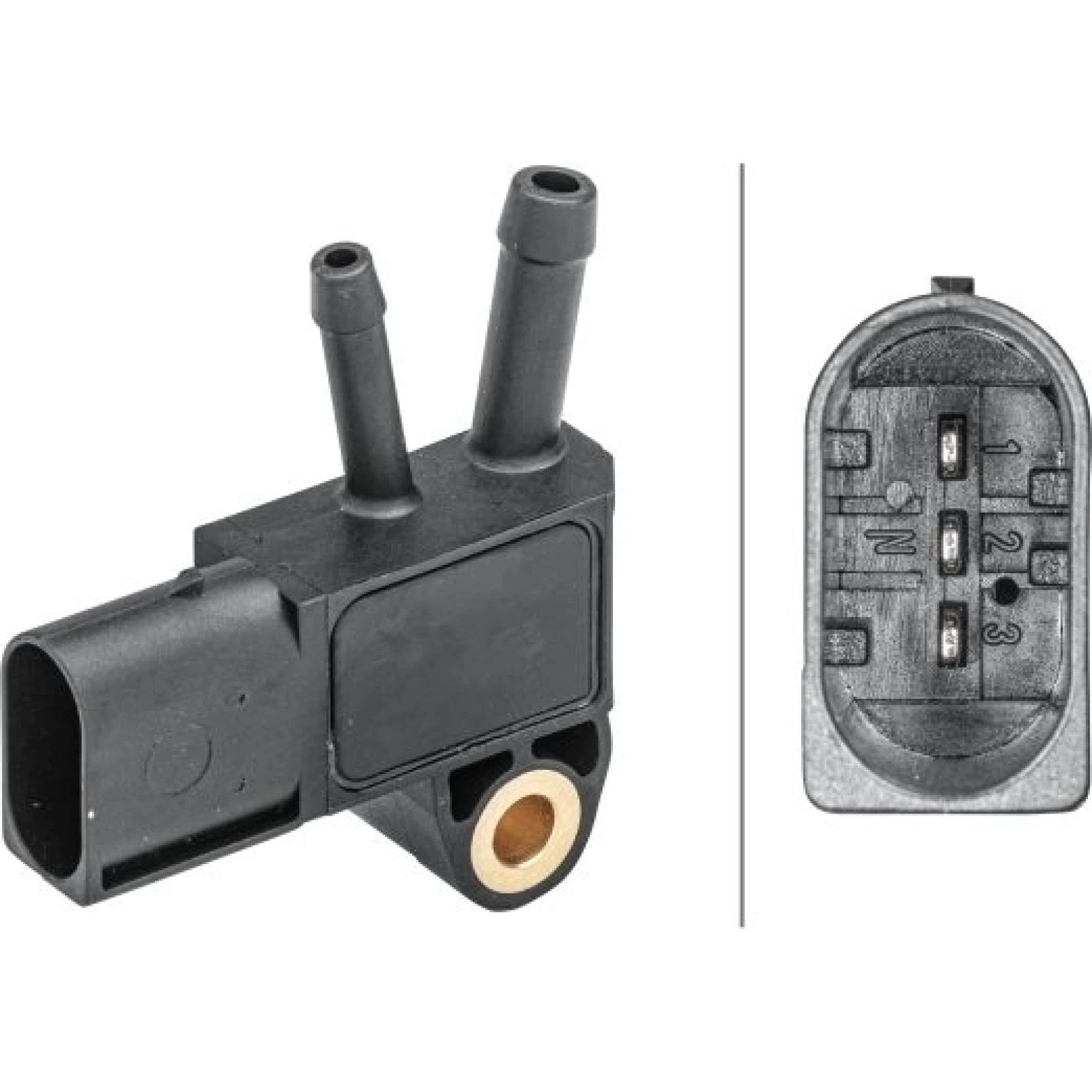 HELLA Sensor, Abgasdruck 6PP 009 409-171