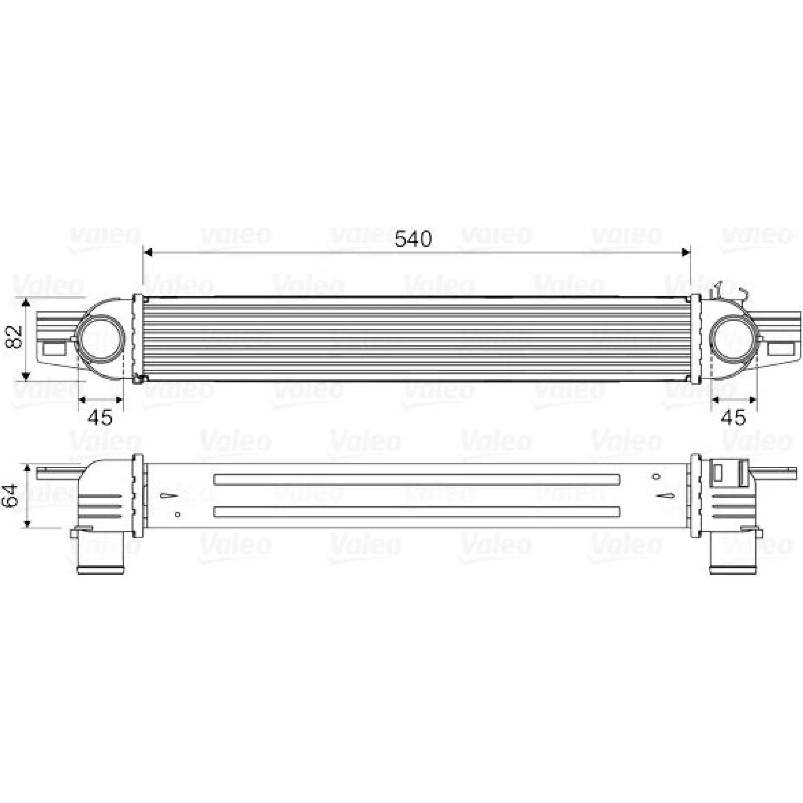 Ladeluftkühler 818545