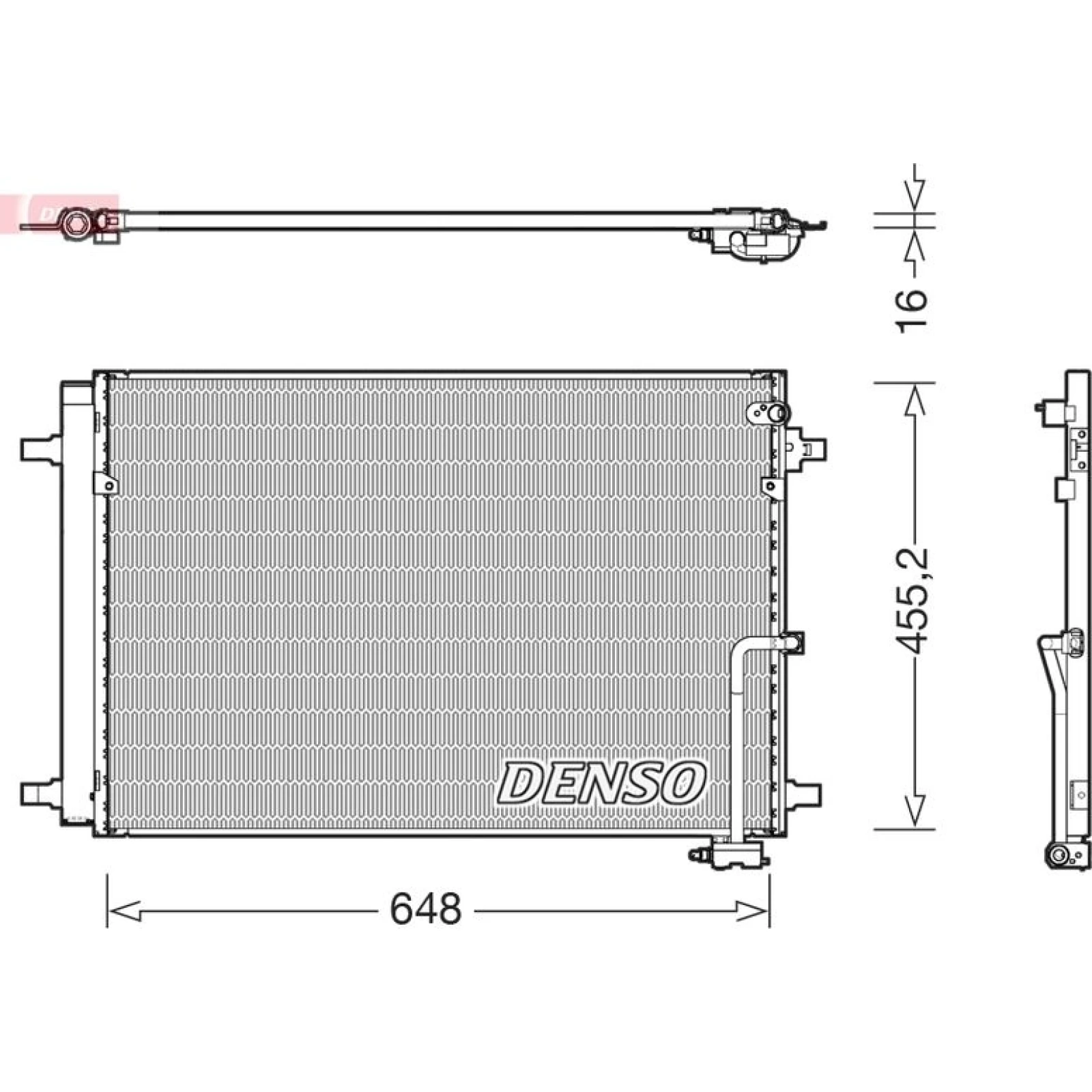 DENSO Klimaanlagenkühler DCN02042