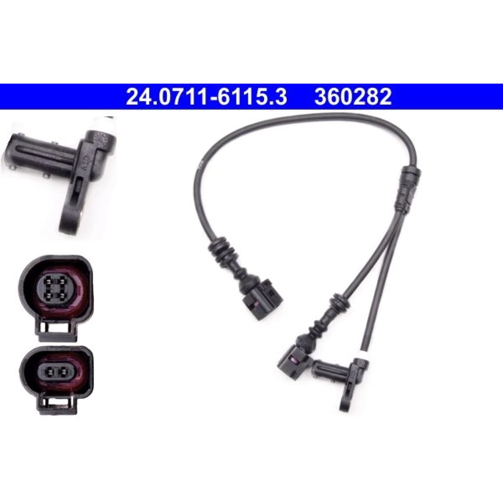 ATE ABS Sensor 24.0711-6115.3