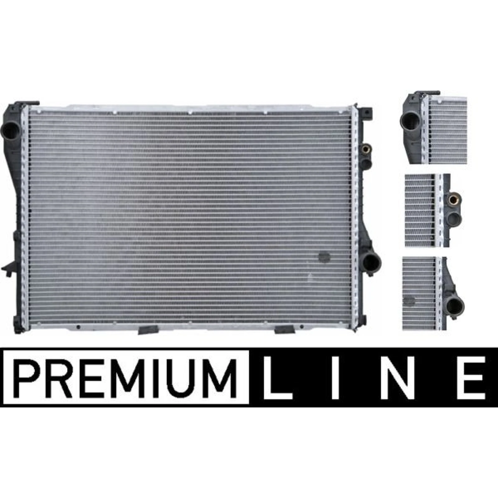 CR 281 000P MAHLE Motorkühler / Wasserkühler CR 281 000P, mit Klimaautomatik, Netz 650 x 438 x 42 mm – u. a. für BMW 5er (E39), 7er (E38), 5er Touring