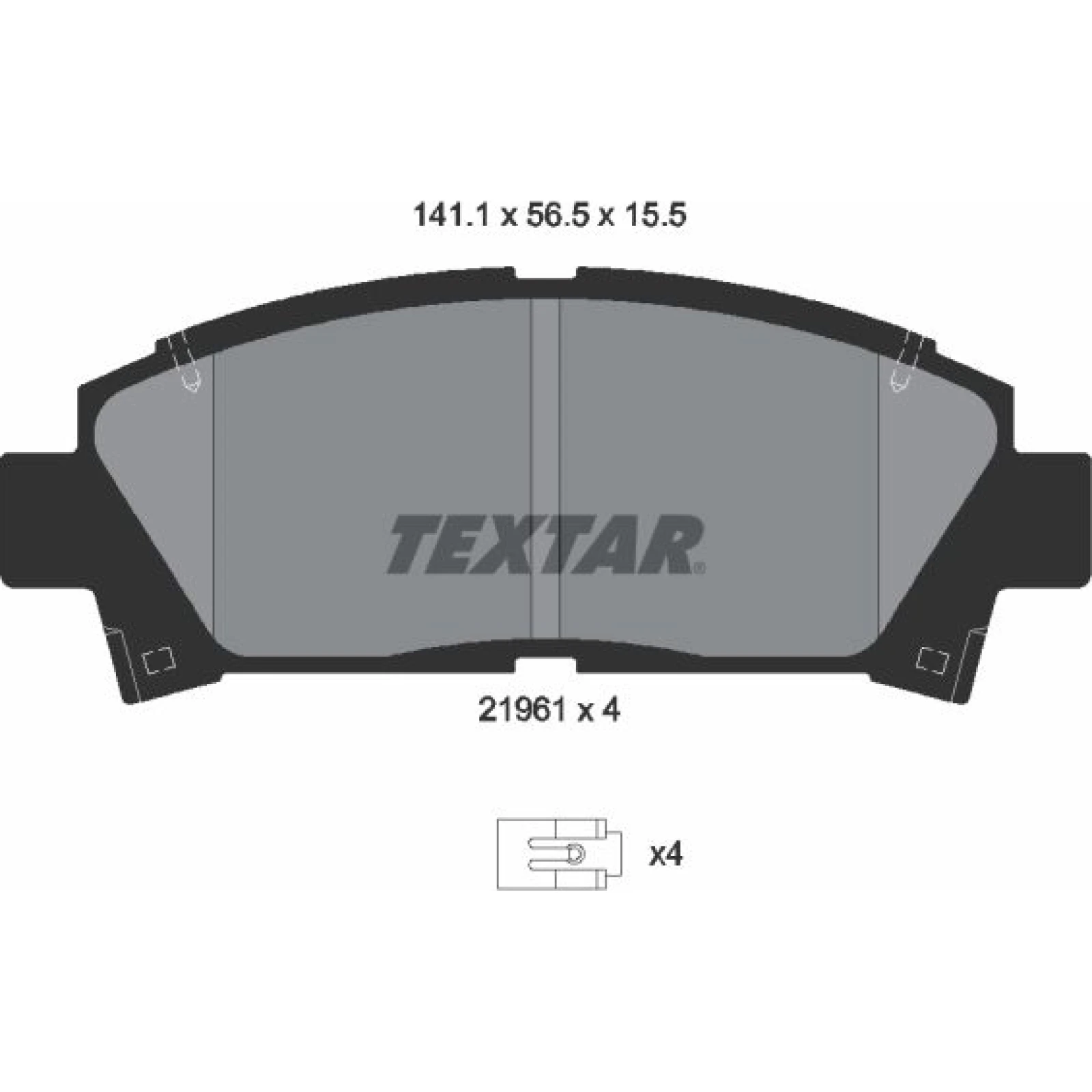 Bremsbelagsatz Toyota P. Avensis 97-/Carina E 94 2196102