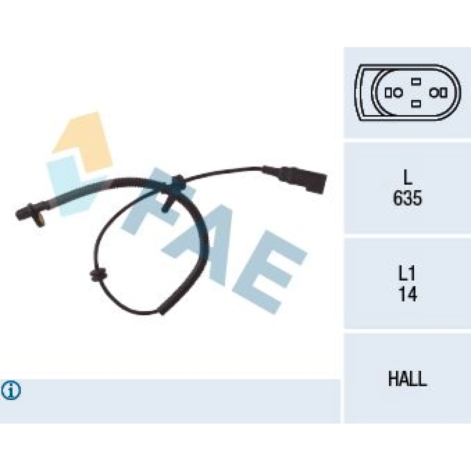FAE Sensor, Raddrehzahl 78035