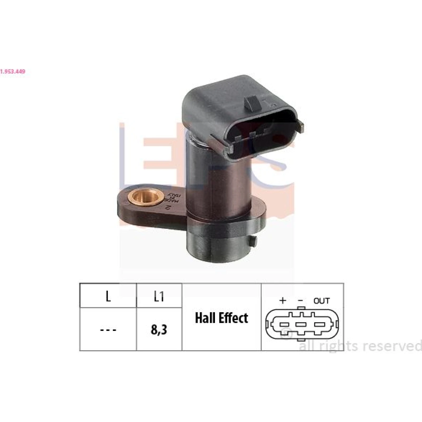 Sensor, Nockenwellenposition 1.953.449