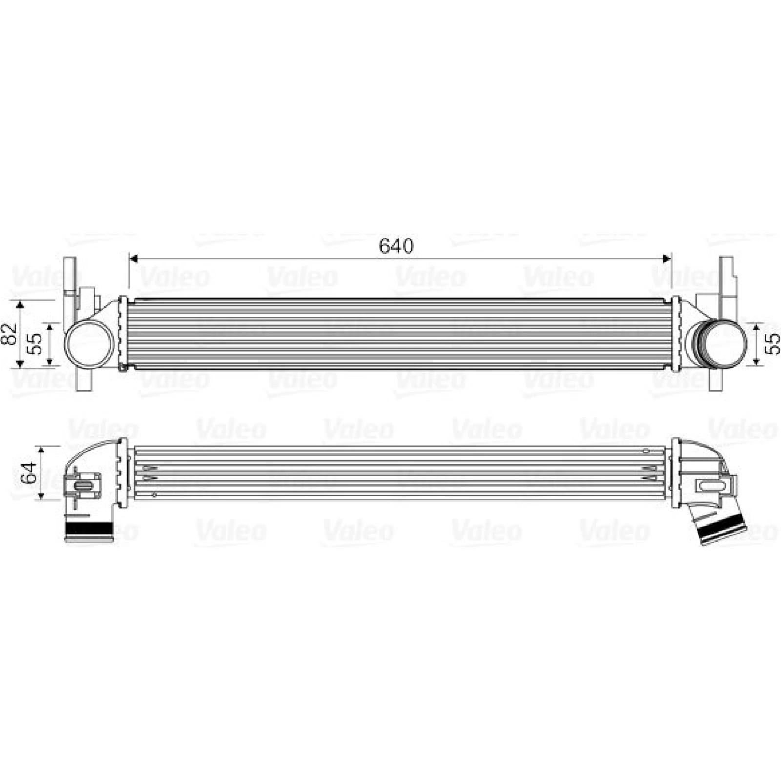 Valeo Ladeluftkühler 818574