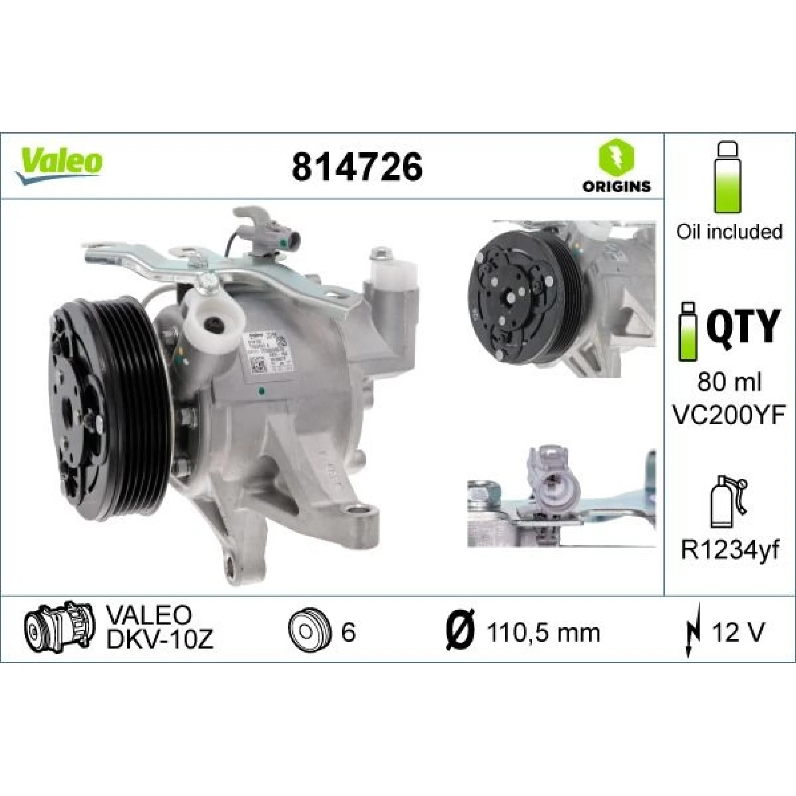 KOMPRESSOR, KLIMAANLAGE 814726