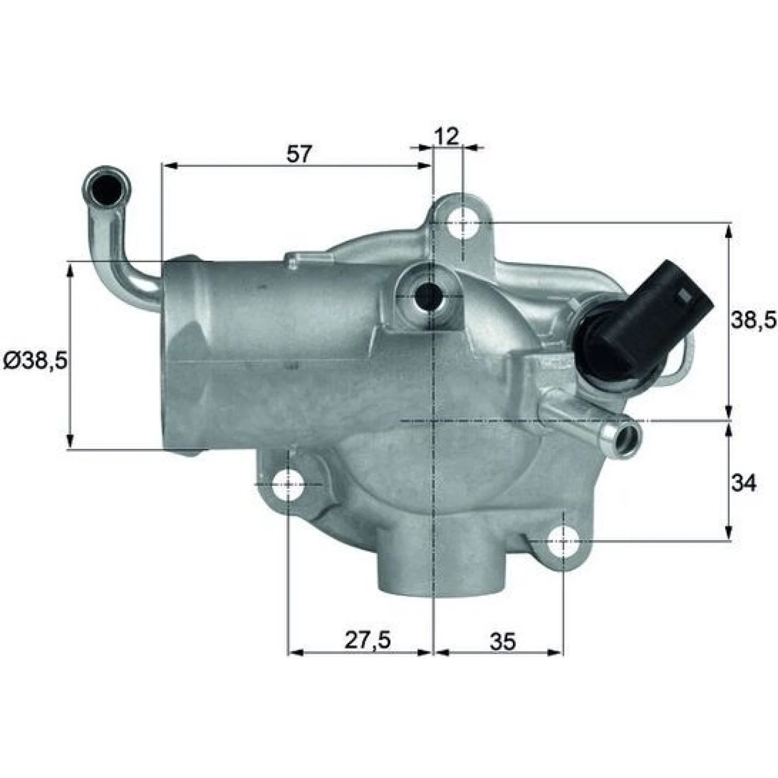 Gehäusethermostat TH 12 87